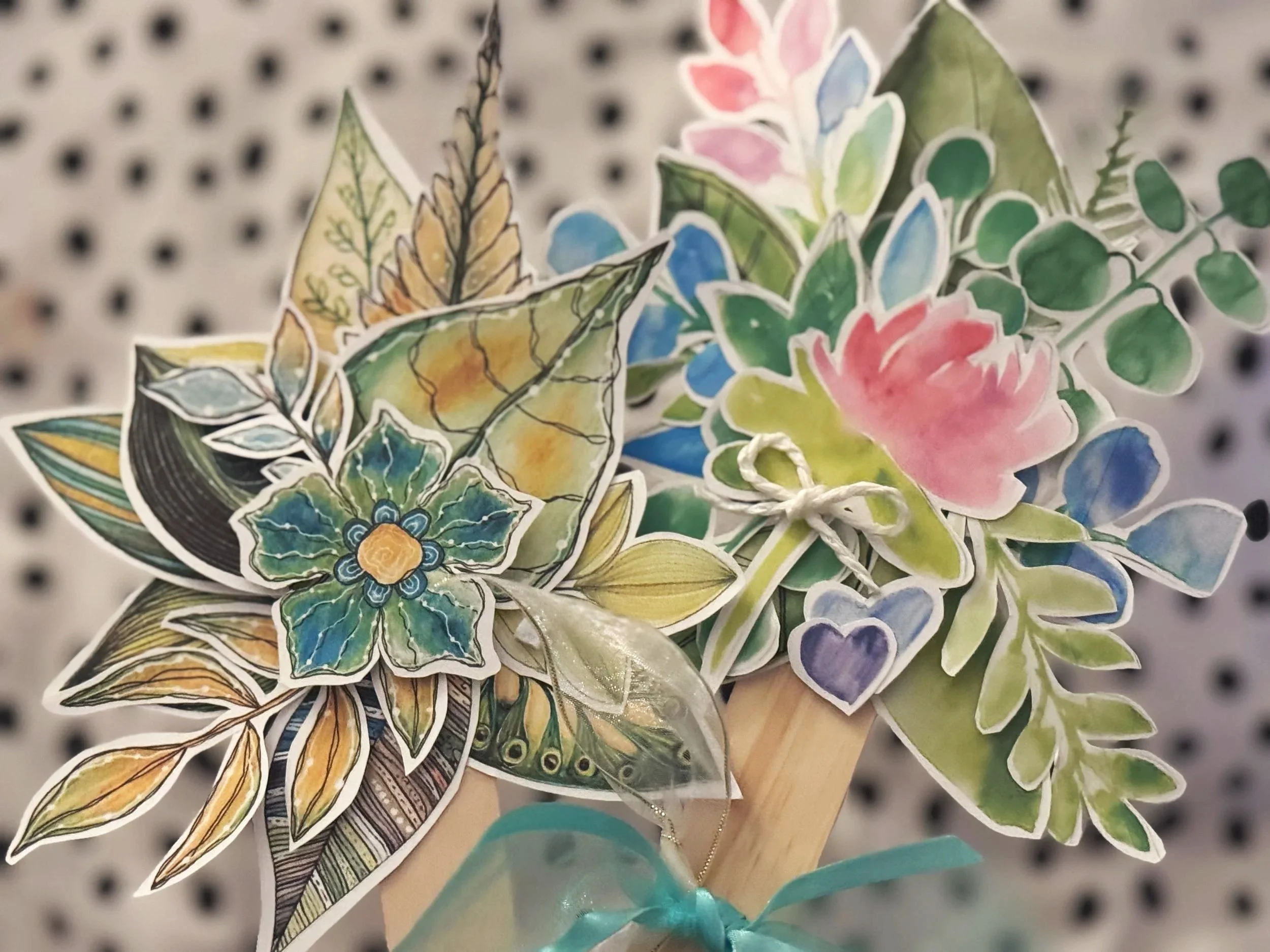 Volunteers, Create Paper Floral Bouquets for Caregivers!