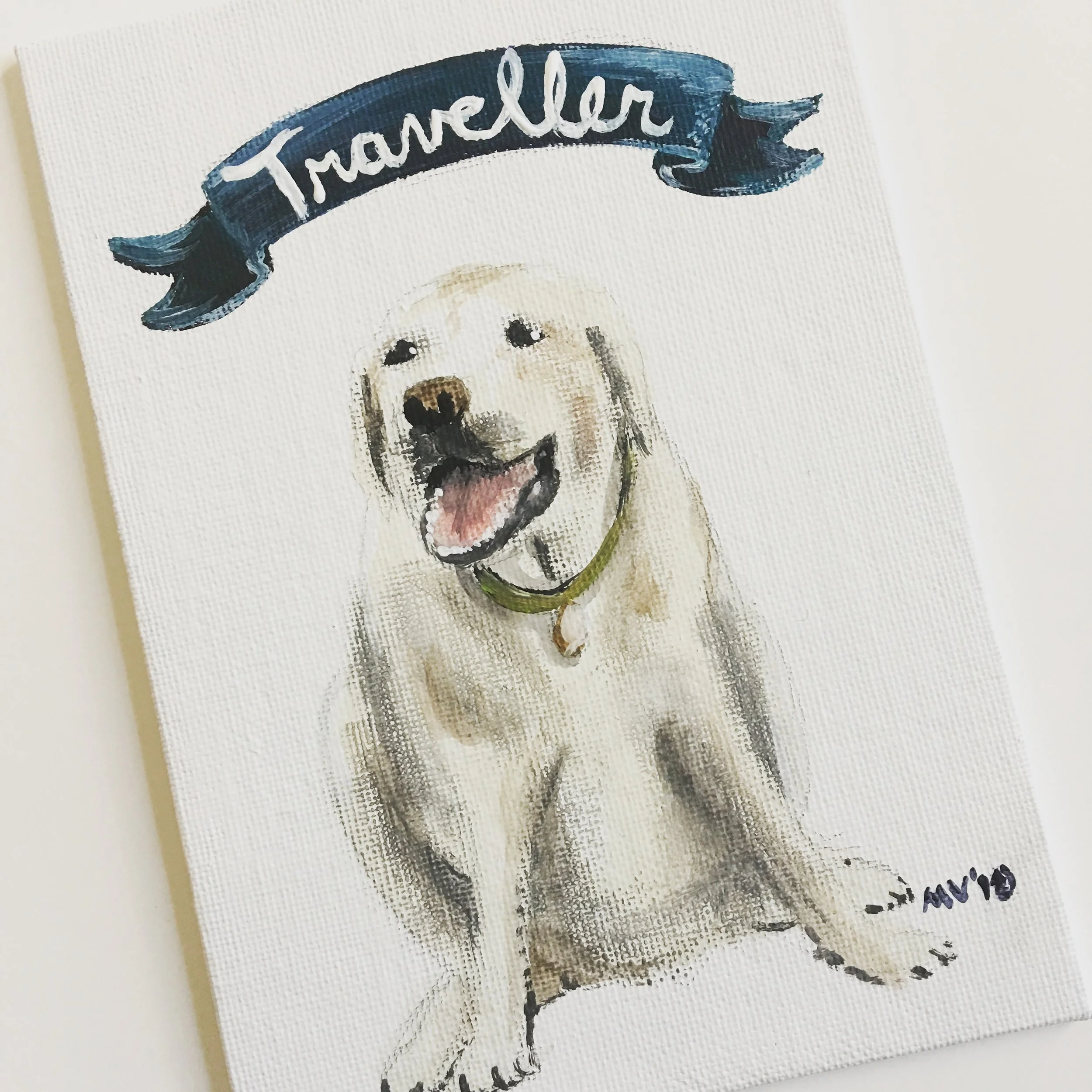 Custom Pet Portrait 5x7"