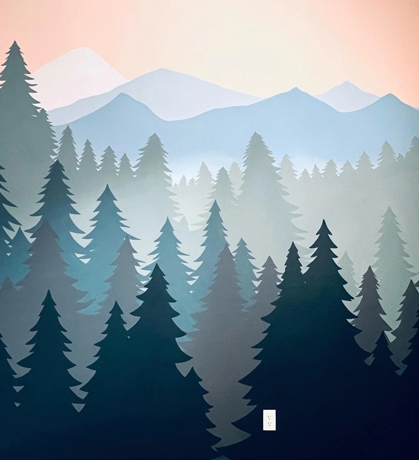 The Lamon's Mountain Mural in Allen Texas