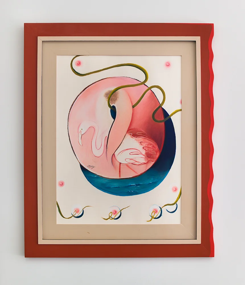 Maureen St. Vincent Super Blue Blood Moon , 2018 Soft pastel on paper with artist's frame Overall: 39 × 30 in/99.06 × 76.20 cm Inquire