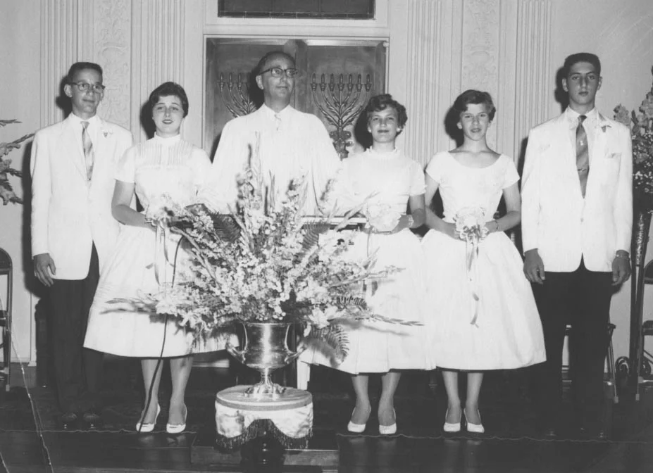 confirmation class, May 1957