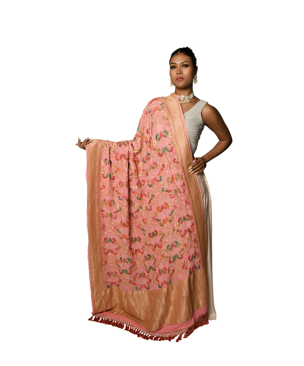 Peacock Banarasi Dupatta
