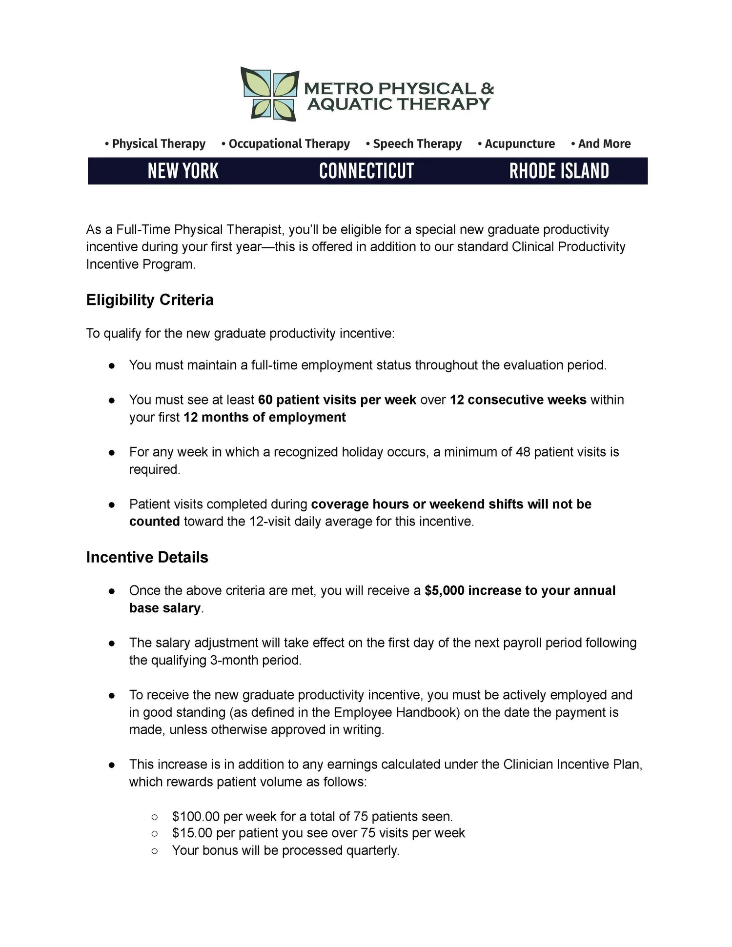 Practice Incentive Program Form.pdf PT New Grad Incentive Plan