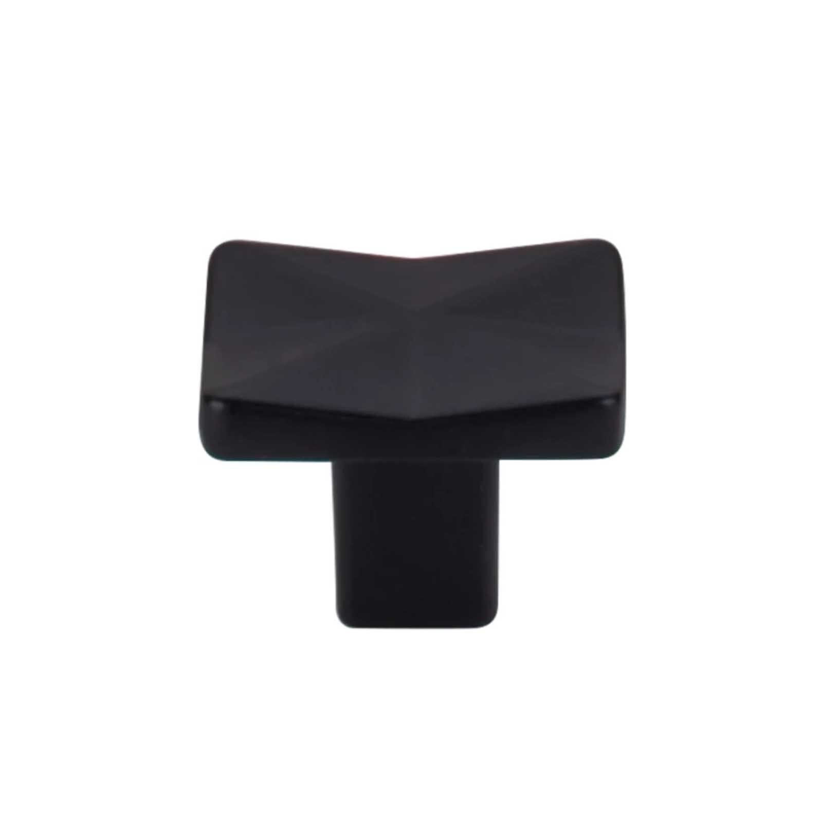 Quilted Knob Flat Black