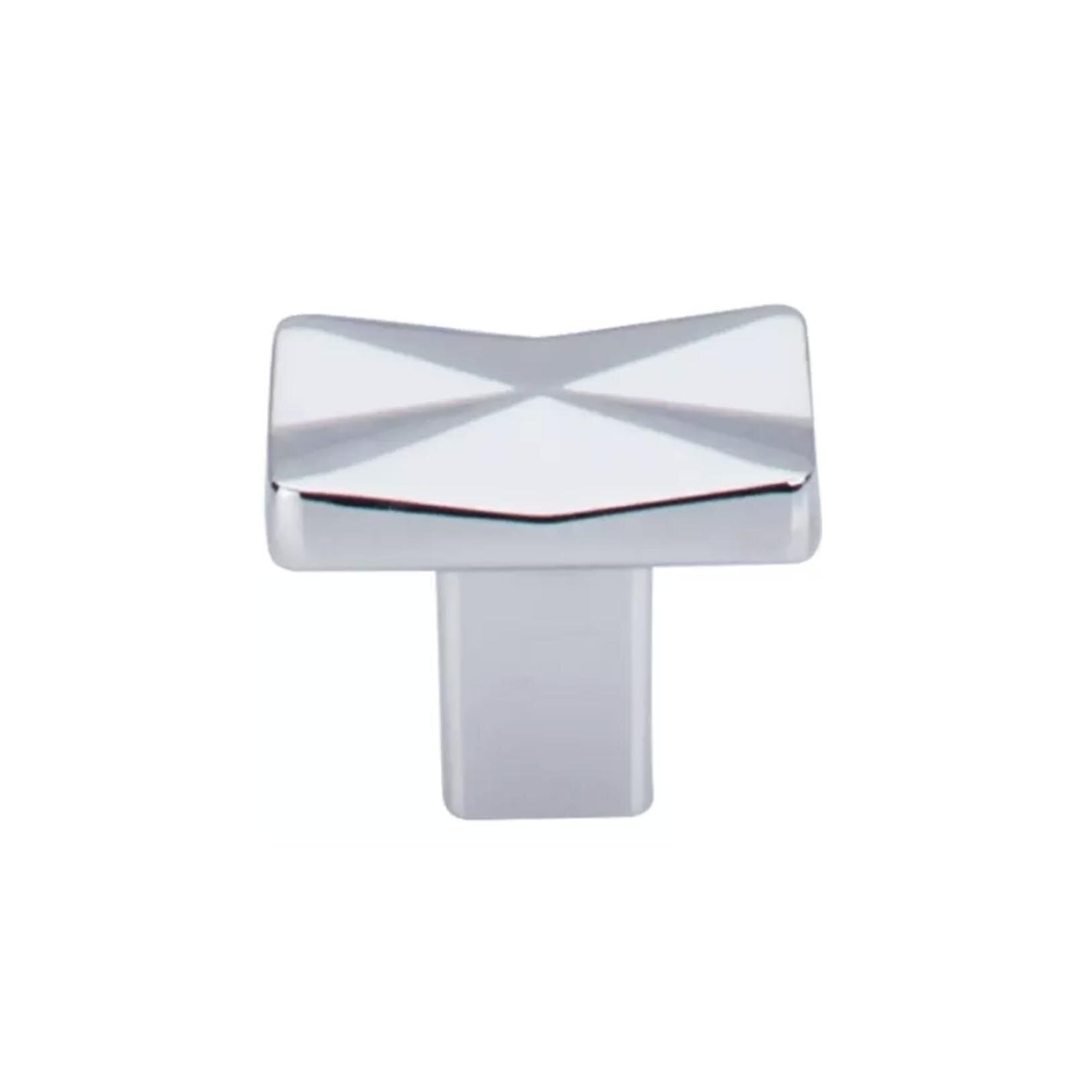 Quilted Knob Polished Chrome