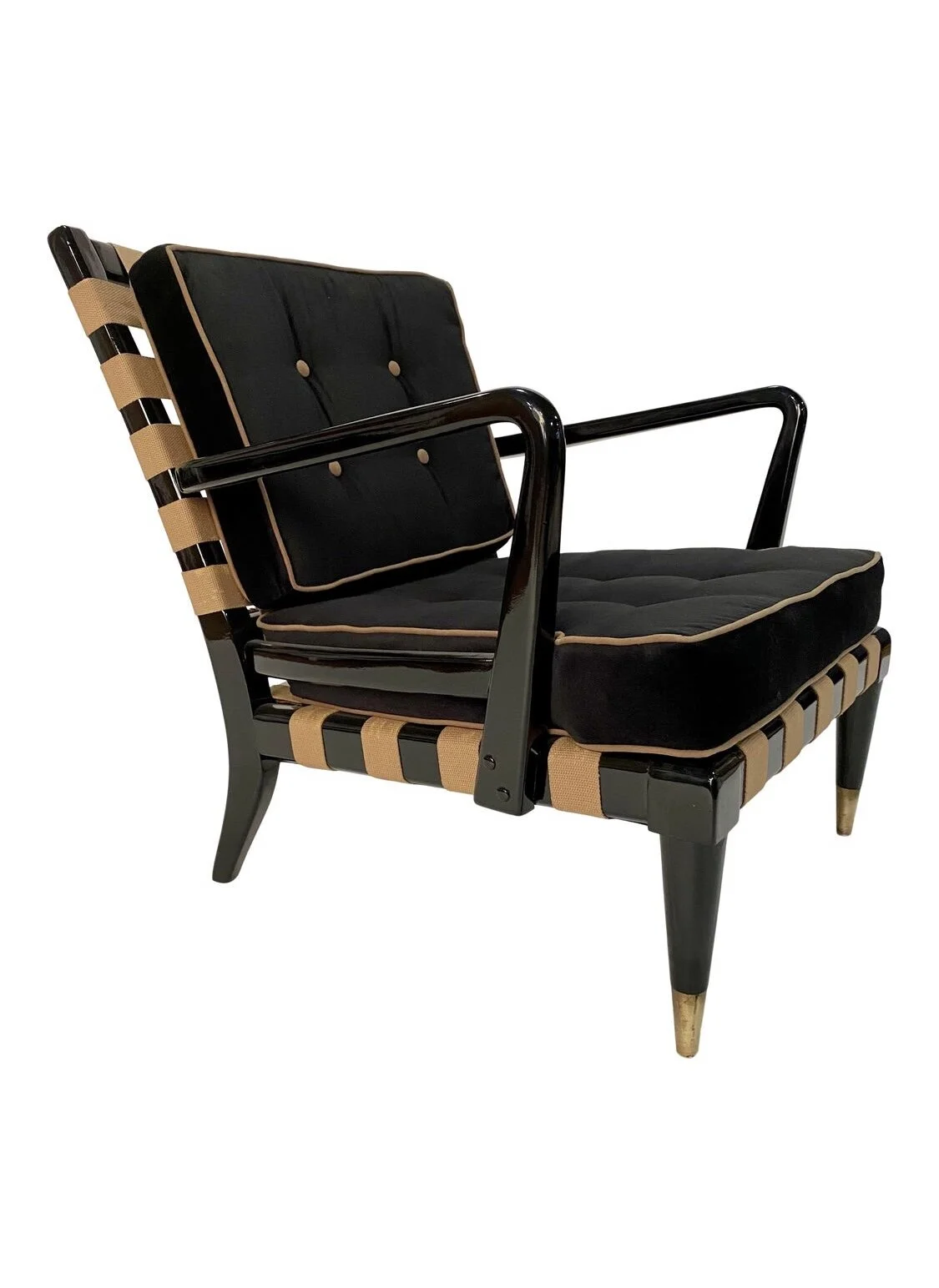 Mid-Century Strap Lounge Chair