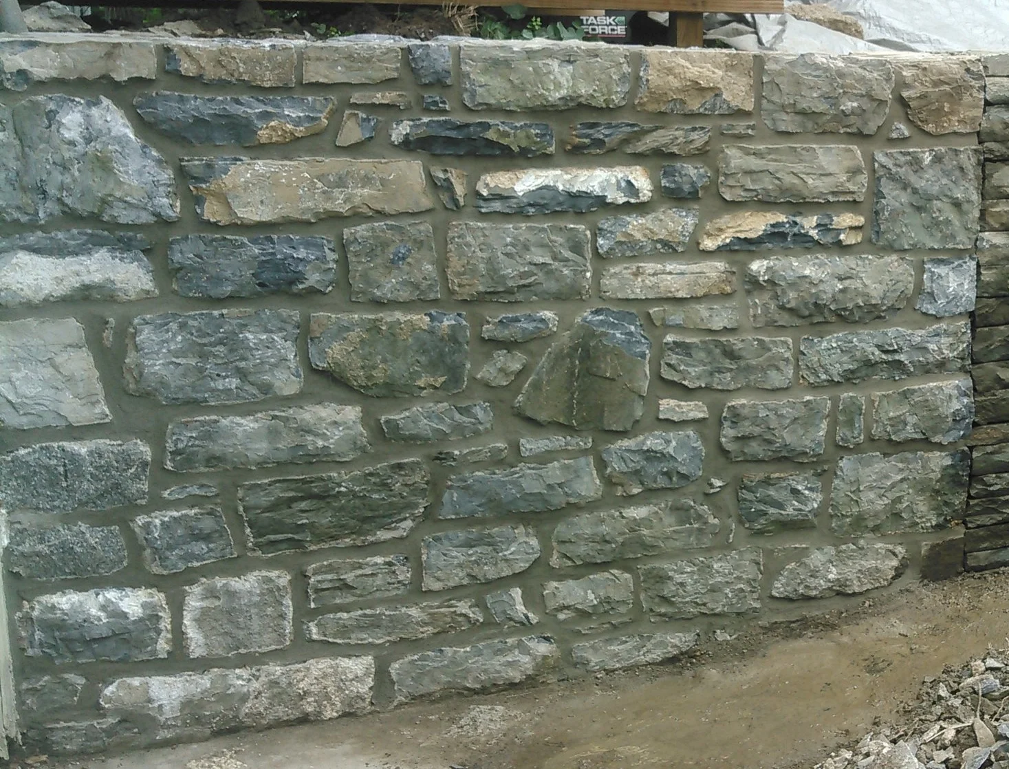 Repointed With A Flat Joint