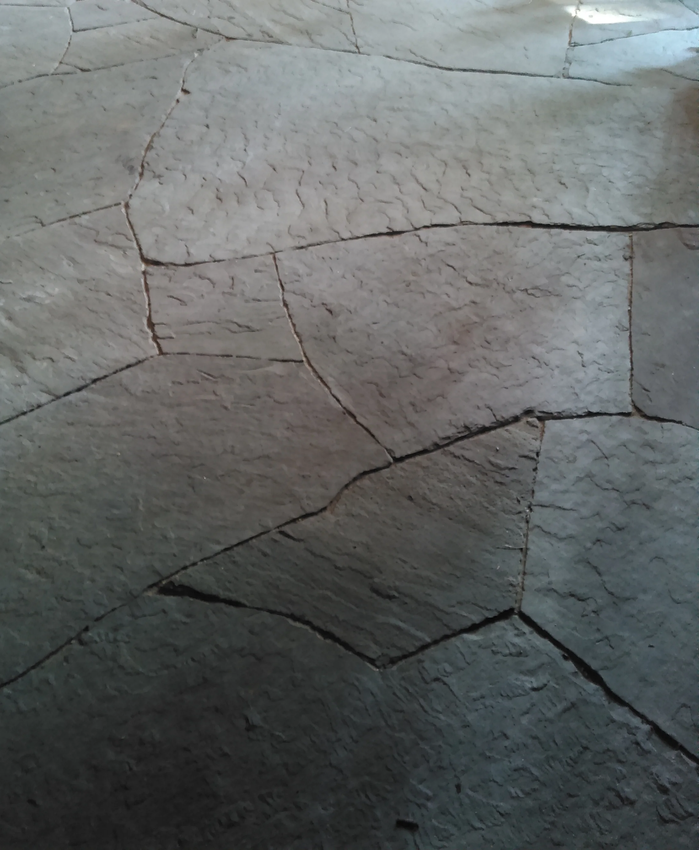 Irregular Flagstone Basement Floor