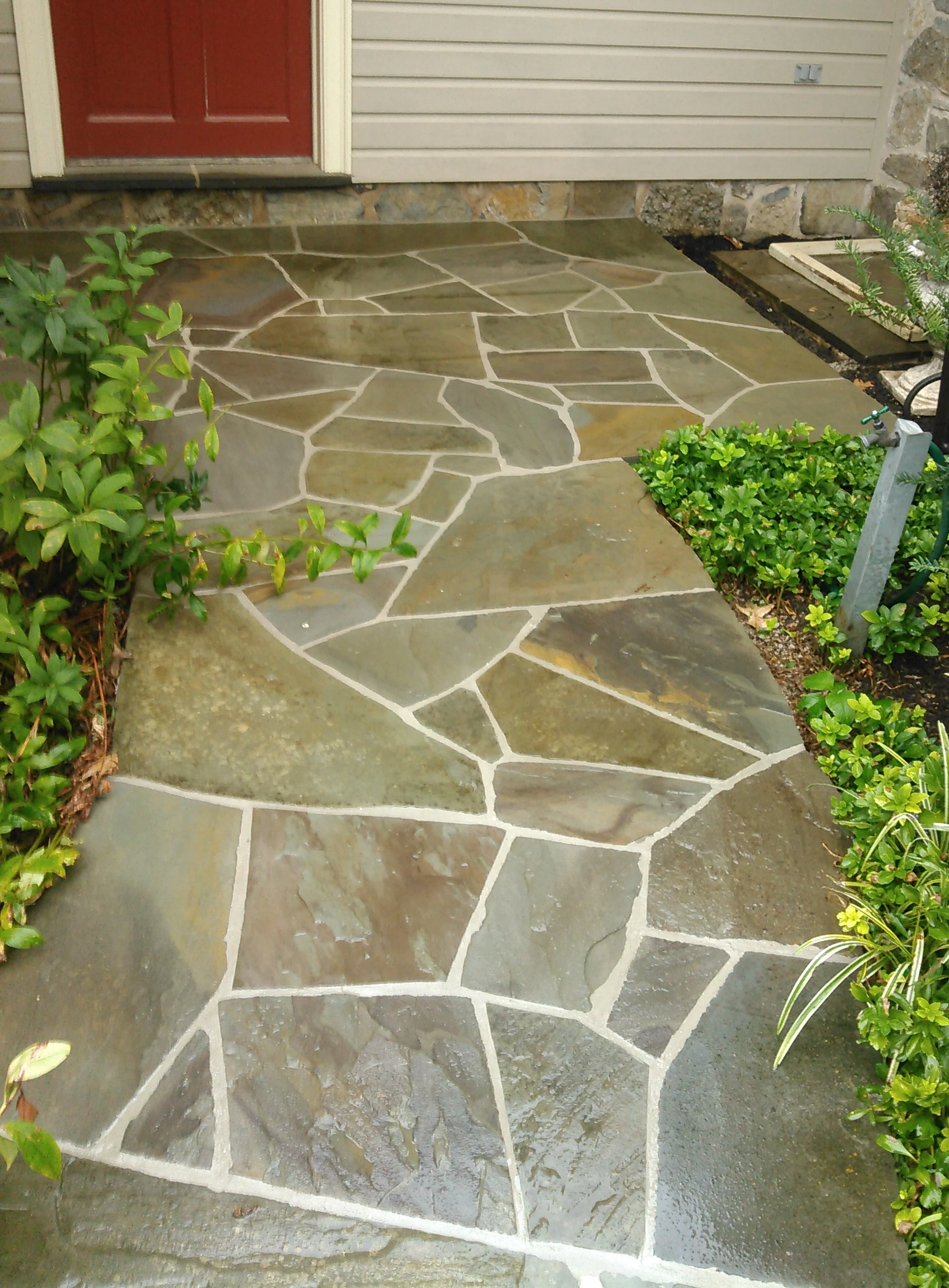 Irregular Flagstone Walkway