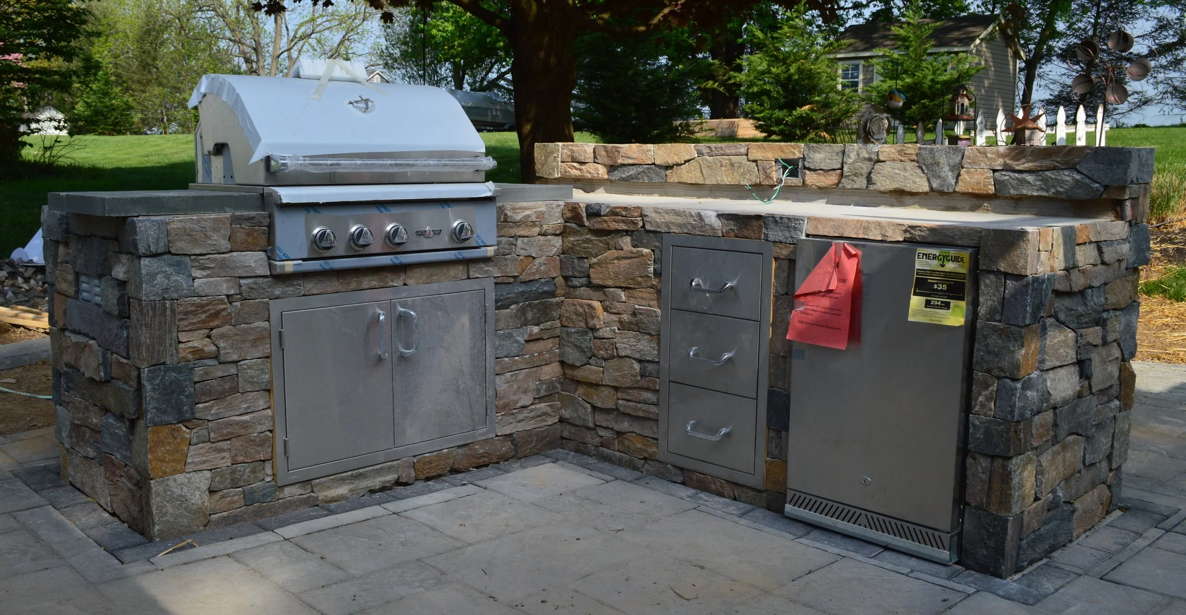 Thin Veneer Outdoor Kitchen