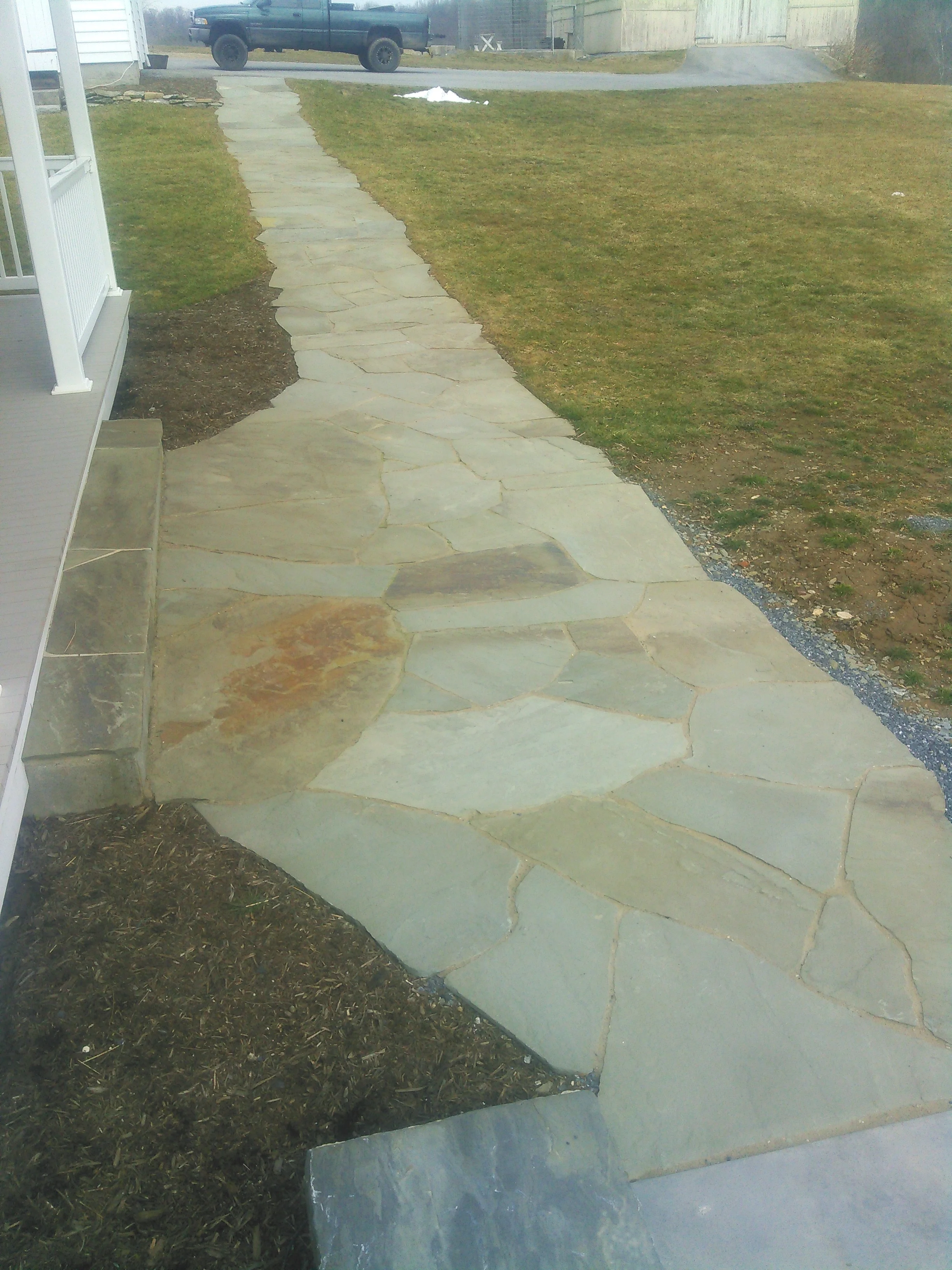 Roaming Edge, Irregular Flagstone Walkway