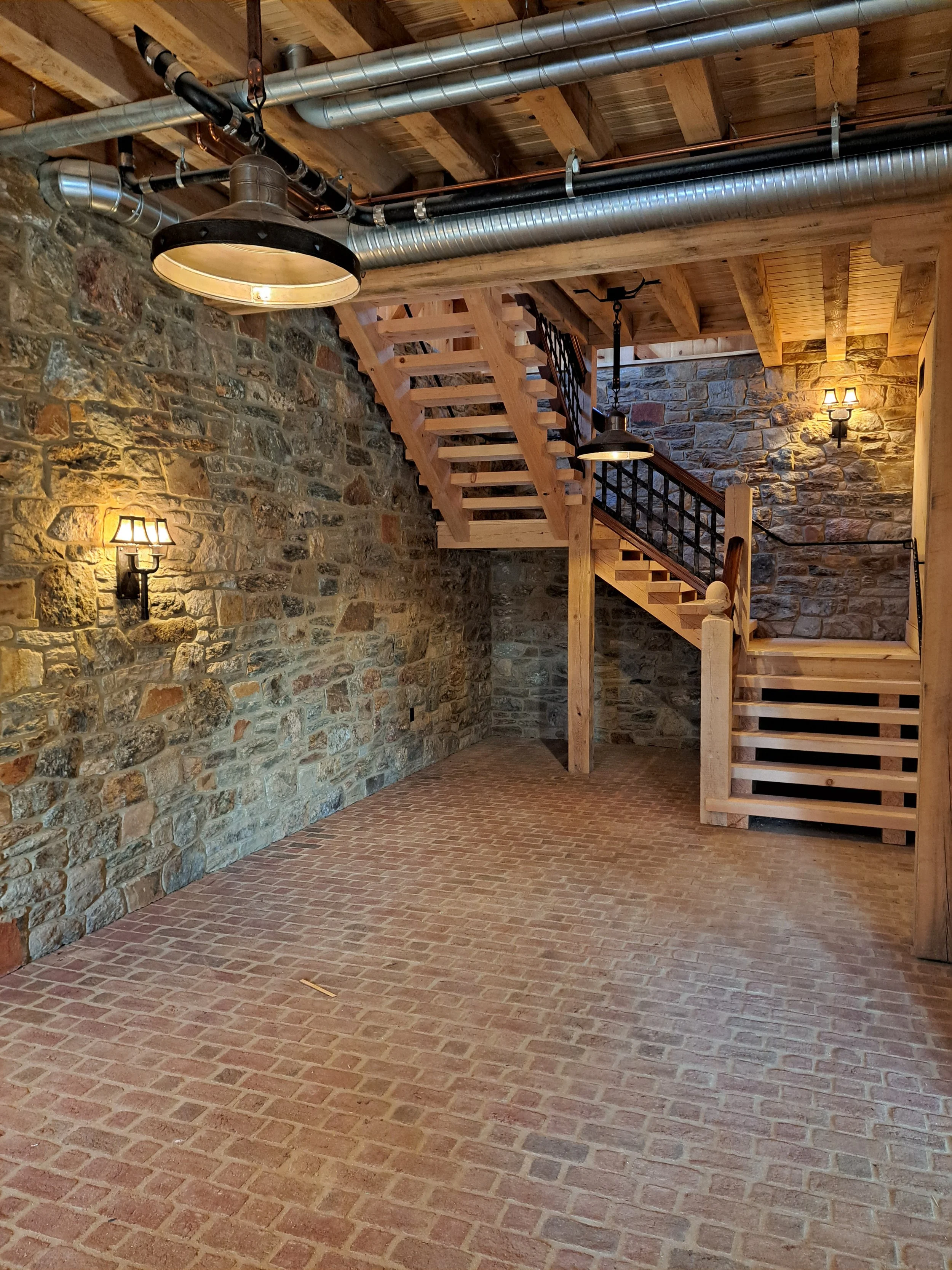 Stone And Timber Stairway