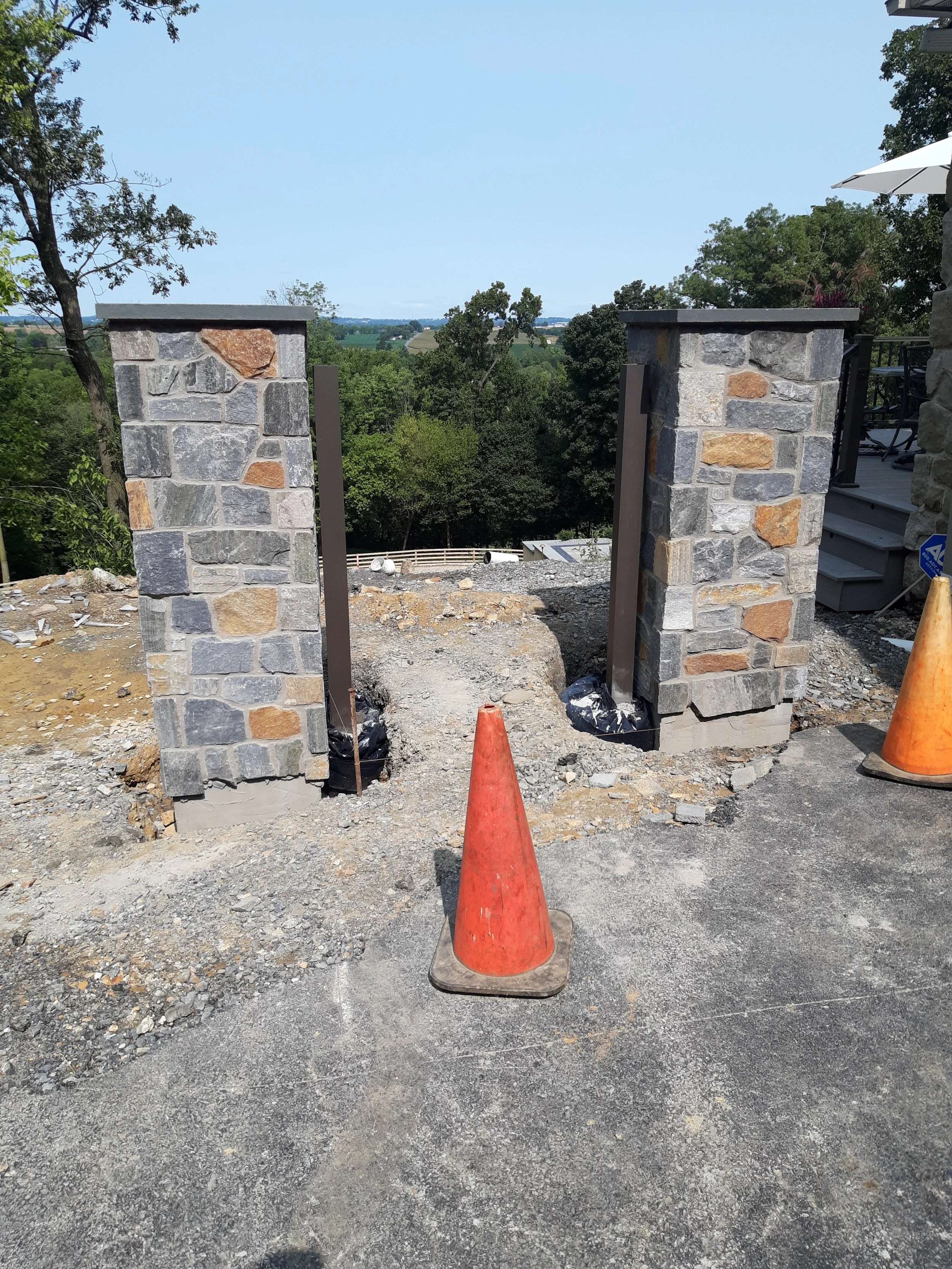 Thin Veneer Stone Piers