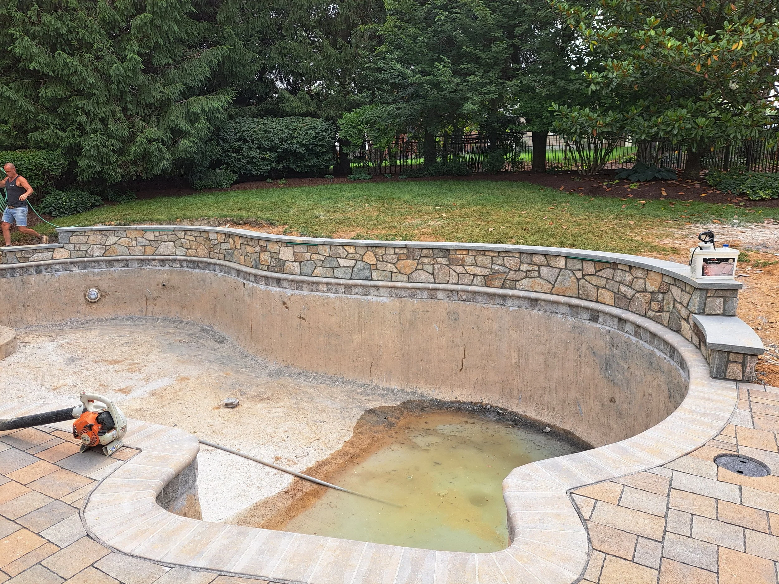 Thin Veneer Pool Beam