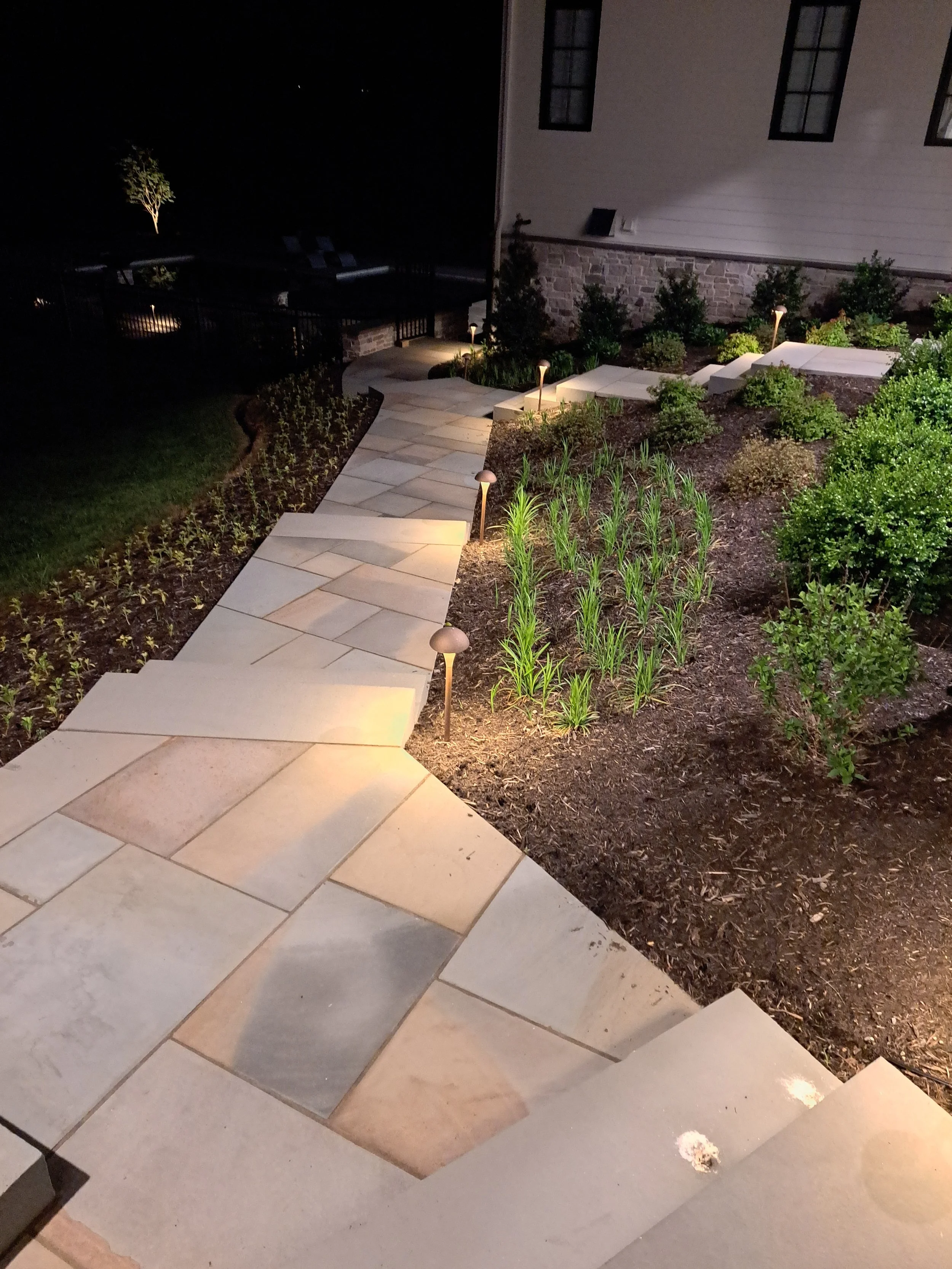 Hillside Walkway and Steps