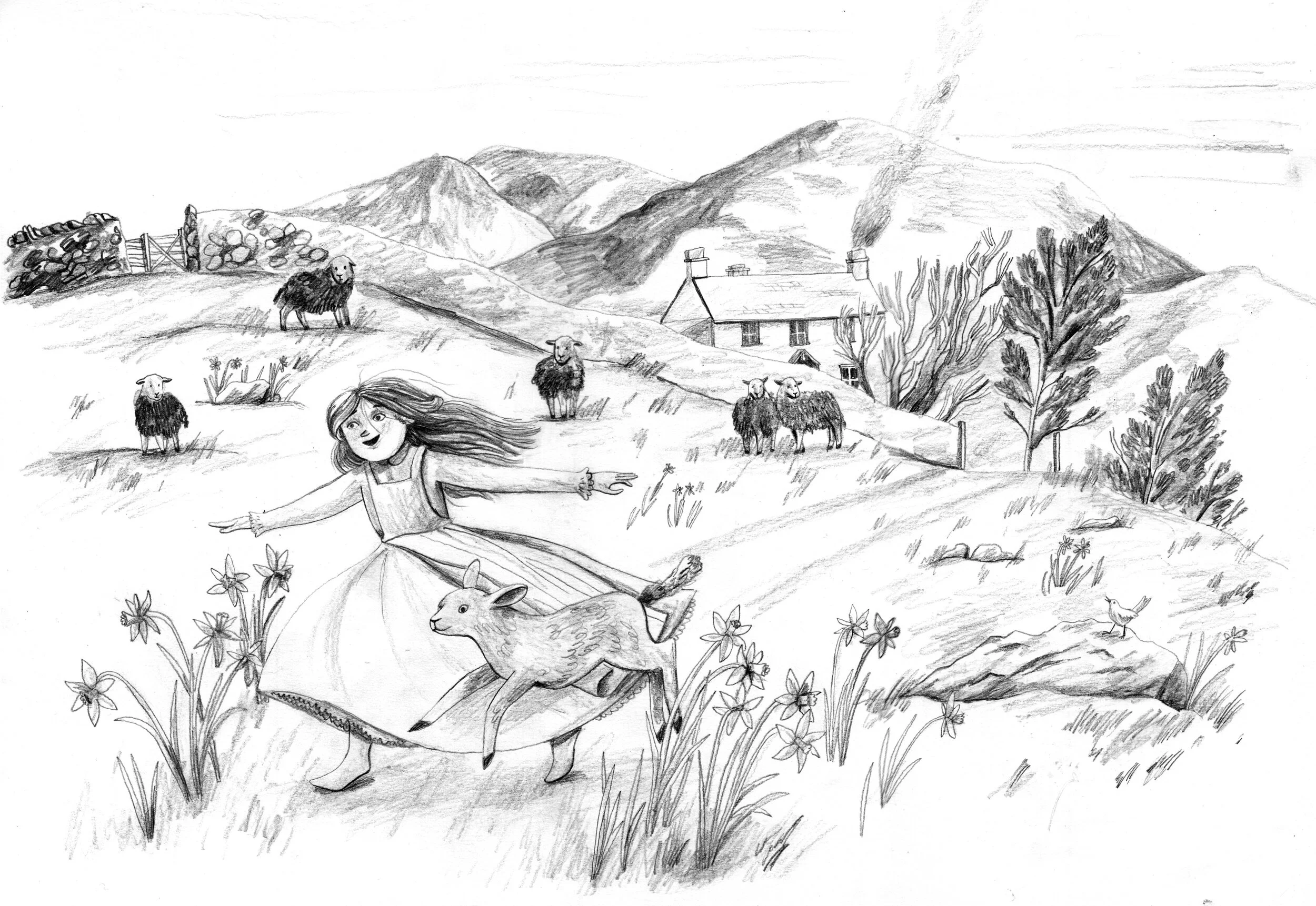 Beatrix in Black and White