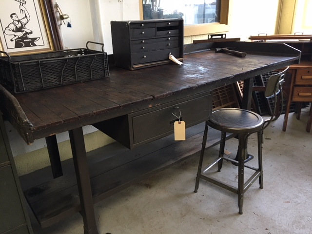 Factory Workbench circa 1930 — Brooksvale Artisans