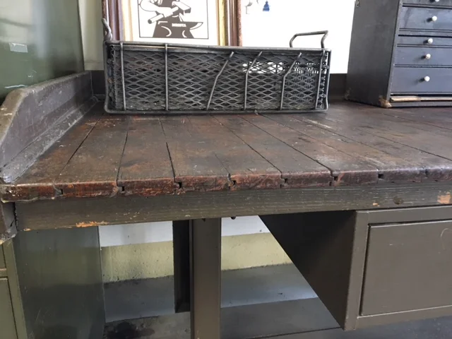 Factory Workbench circa 1930 — Brooksvale Artisans