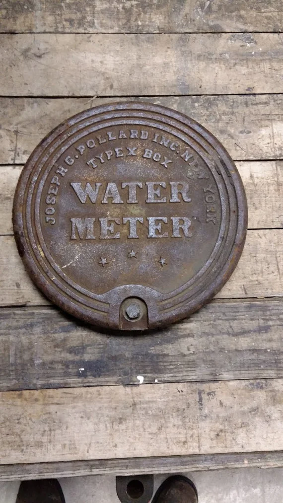 Vintage Water Meter Covers — Brooksvale Artisans