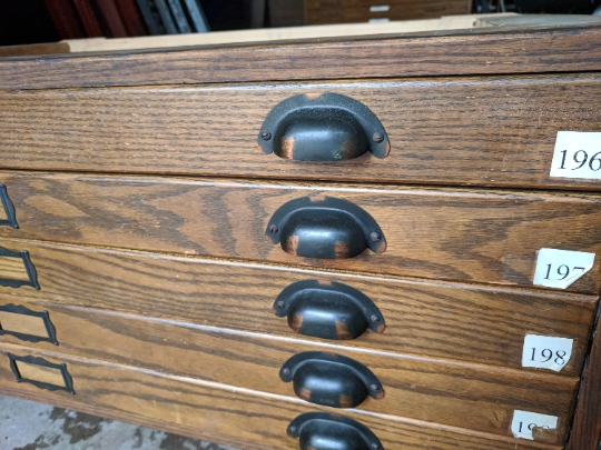 Hamilton Wood Flat Filing Cabinet