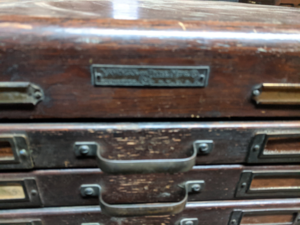 Yawman & Erbe Mfg. Co. Oak Flat File Cabinet F2418 – Early California  Antiques Shop