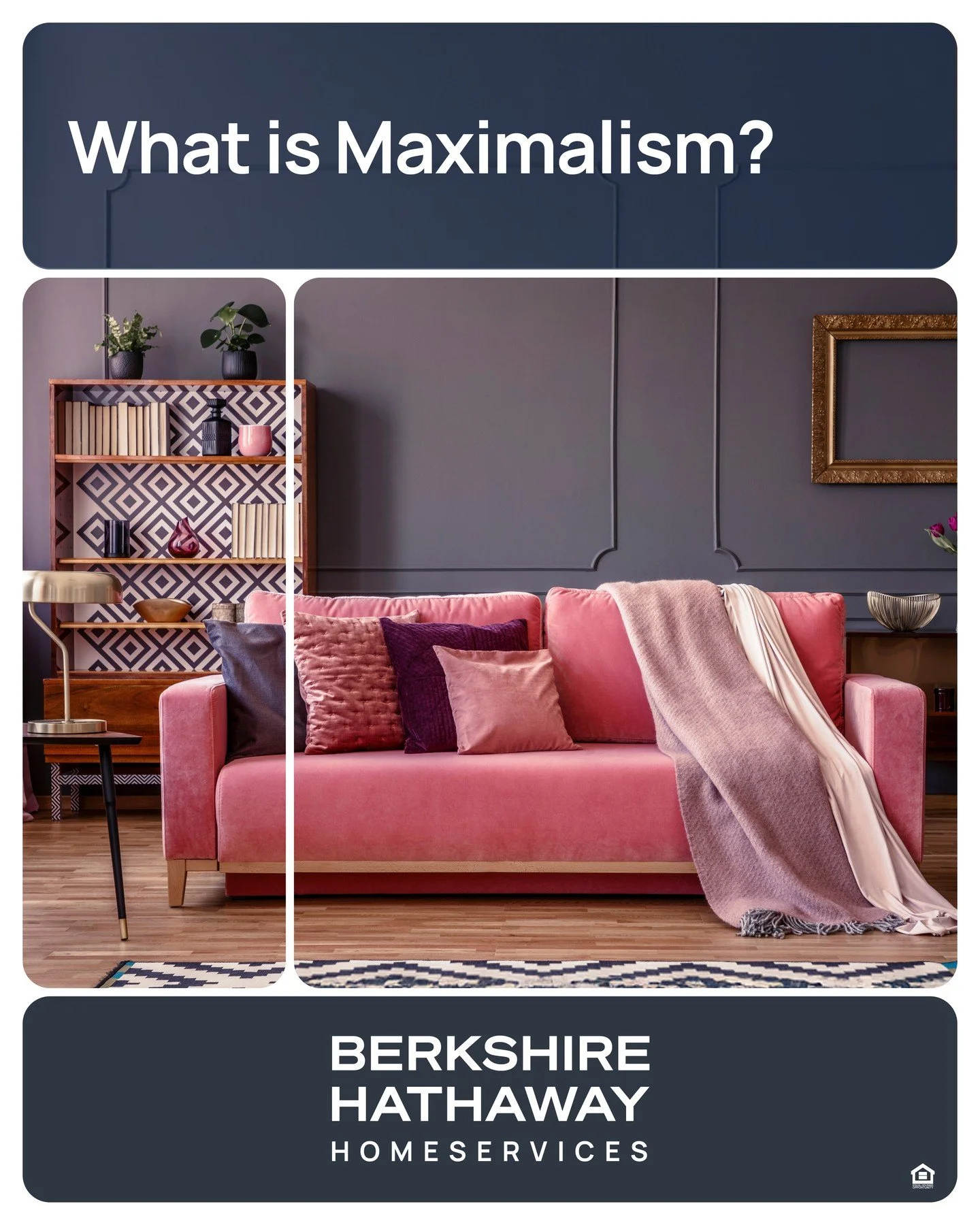 Maximalism is back, and it's all about embracing individuality and fun in home design. 🎨✨ Start with your living room: create a cohesive flow, then add eclectic touches like bold colors, unique art, and comfy, upcycled finds. Read more in this #GTK 