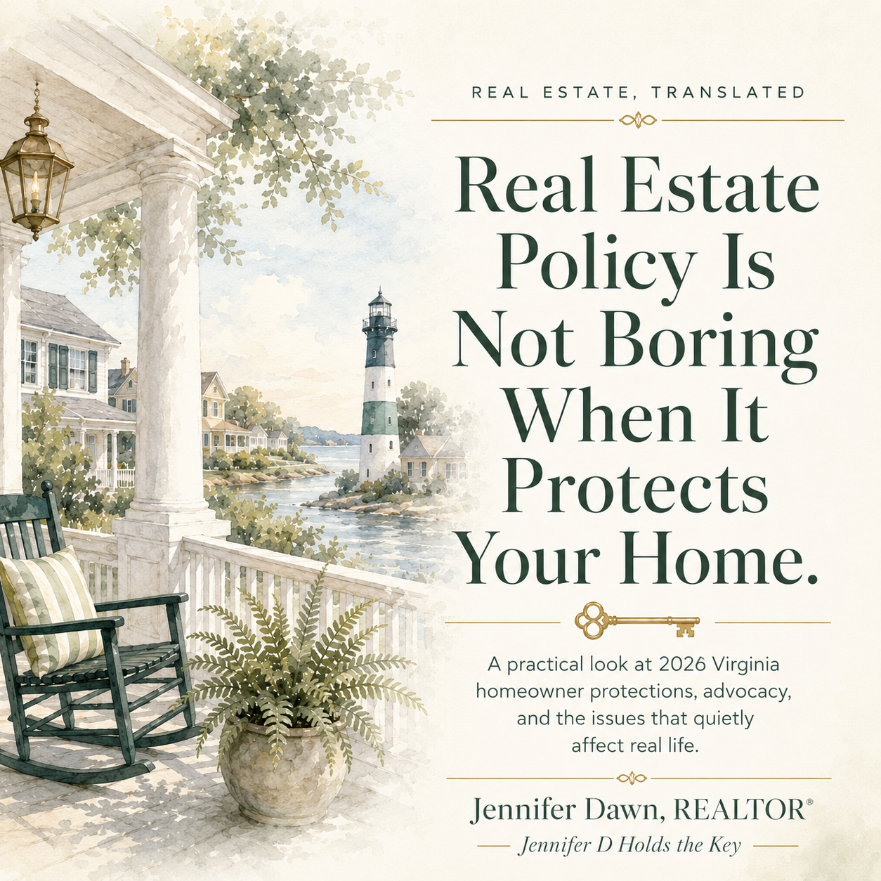 Real Estate Policy Is Not Boring When It Protects Your Home