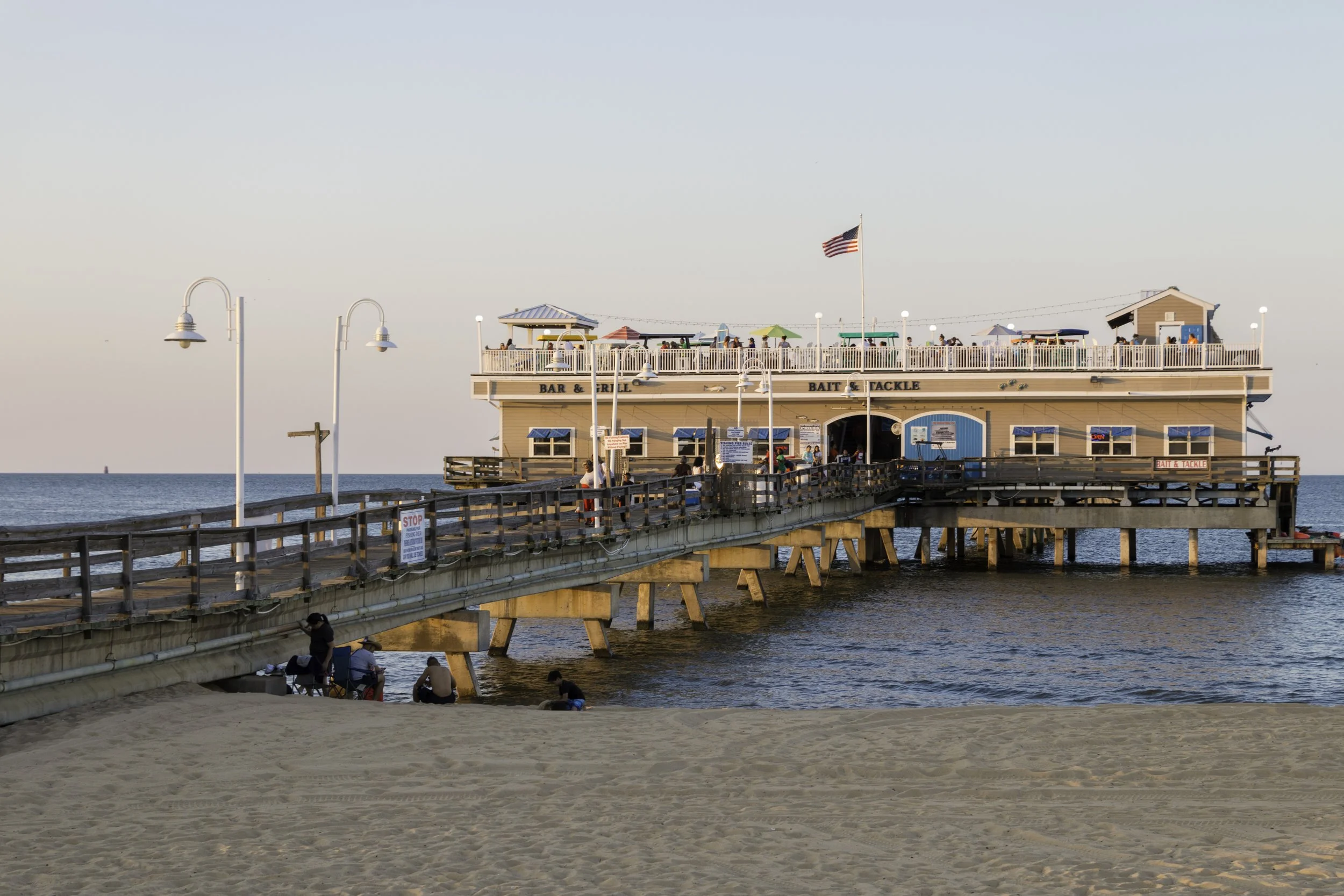 Ocean View Pier Norfolk Beach