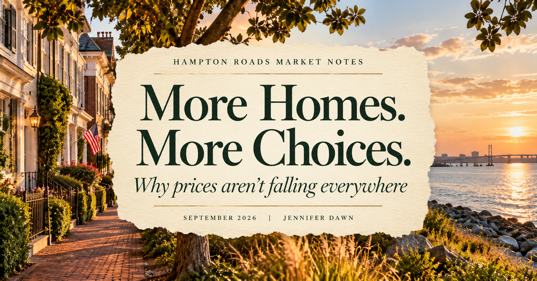 More Homes for Sale in Hampton Roads. So Why Aren't Prices Falling Everywhere?