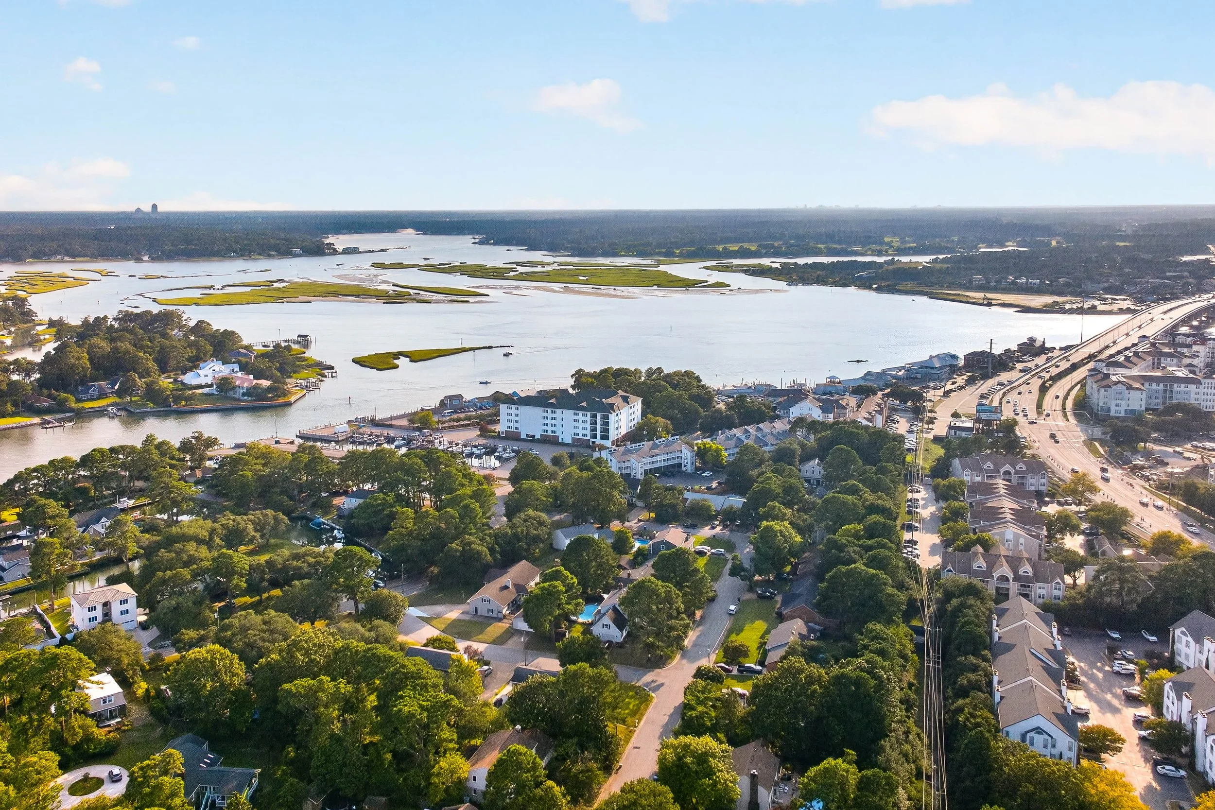 Lynnhaven Inlet brings boating and waterfront recreation into the coastal landscape surrounding Shore Drive.