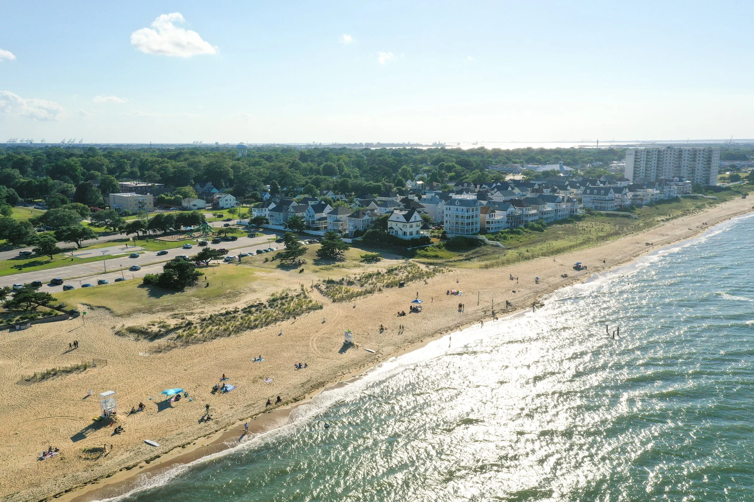 Ocean View Beach in Norfolk