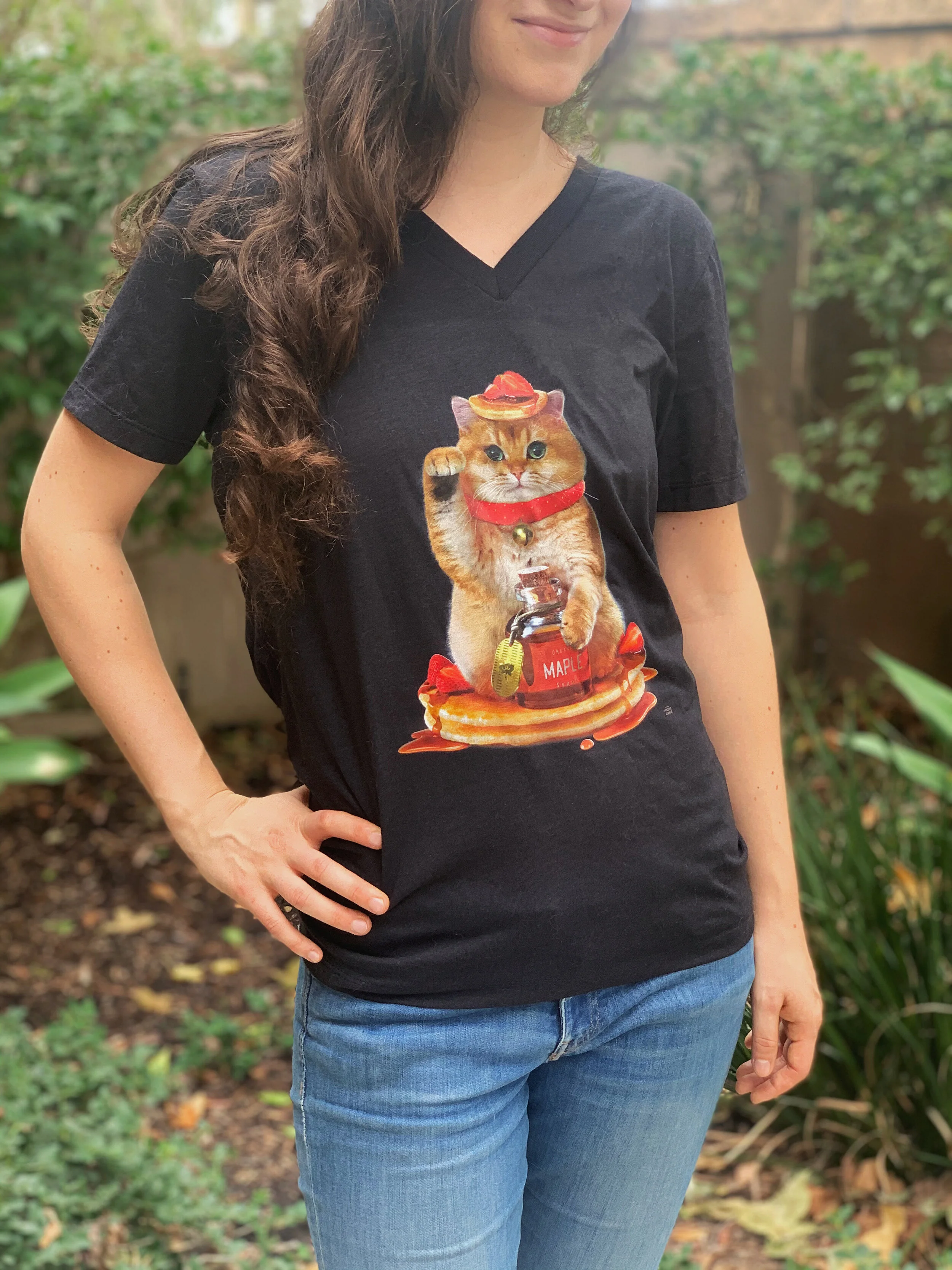 Maneki Maple Cat T-Shirt