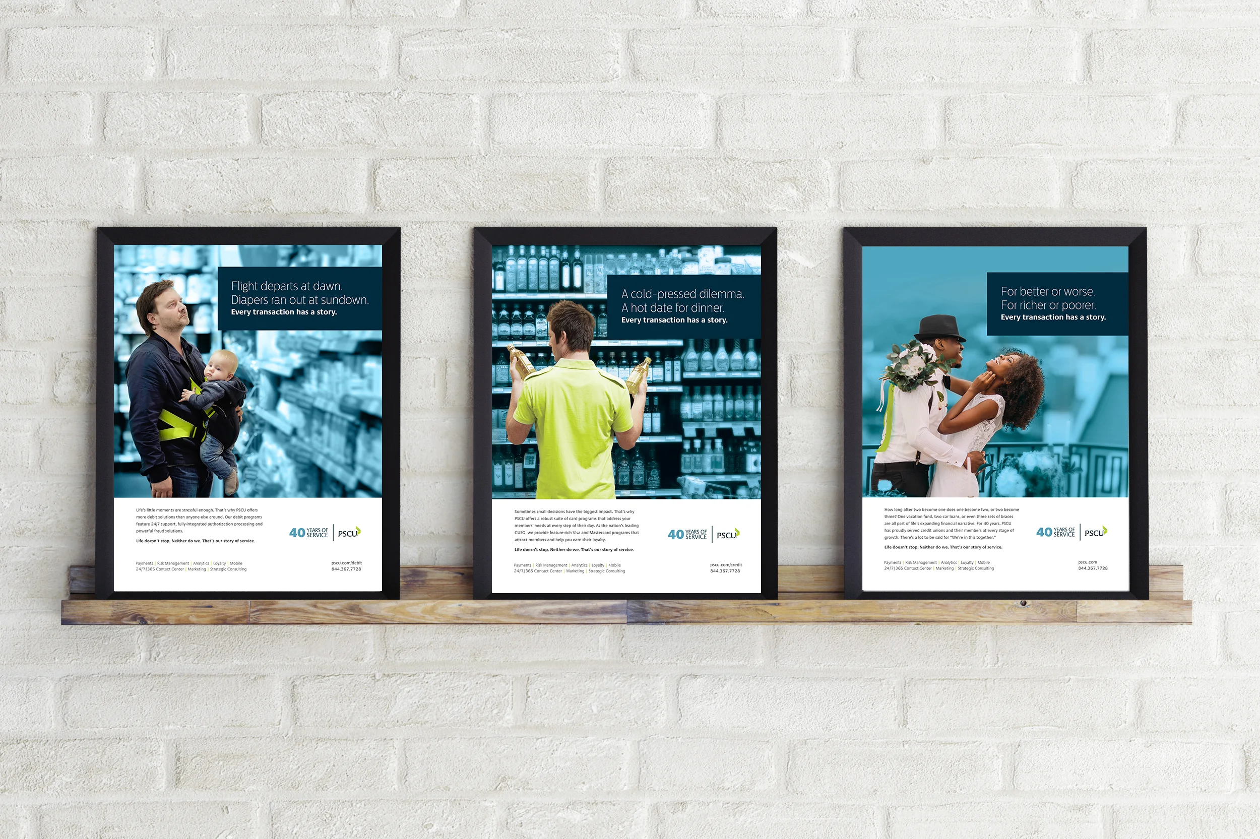 PSCU STORY OF SERVICE CAMPAIGN — Kyle Steif: Art Director/Graphics Manager