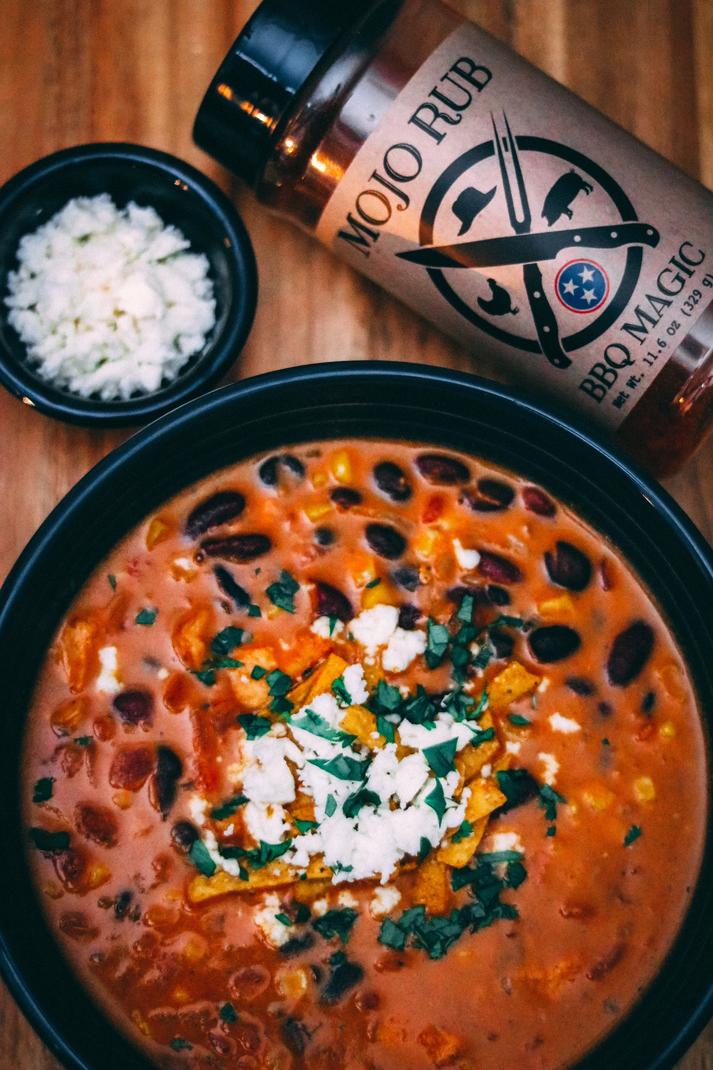 Mojo Smoked Chicken Tortilla Soup