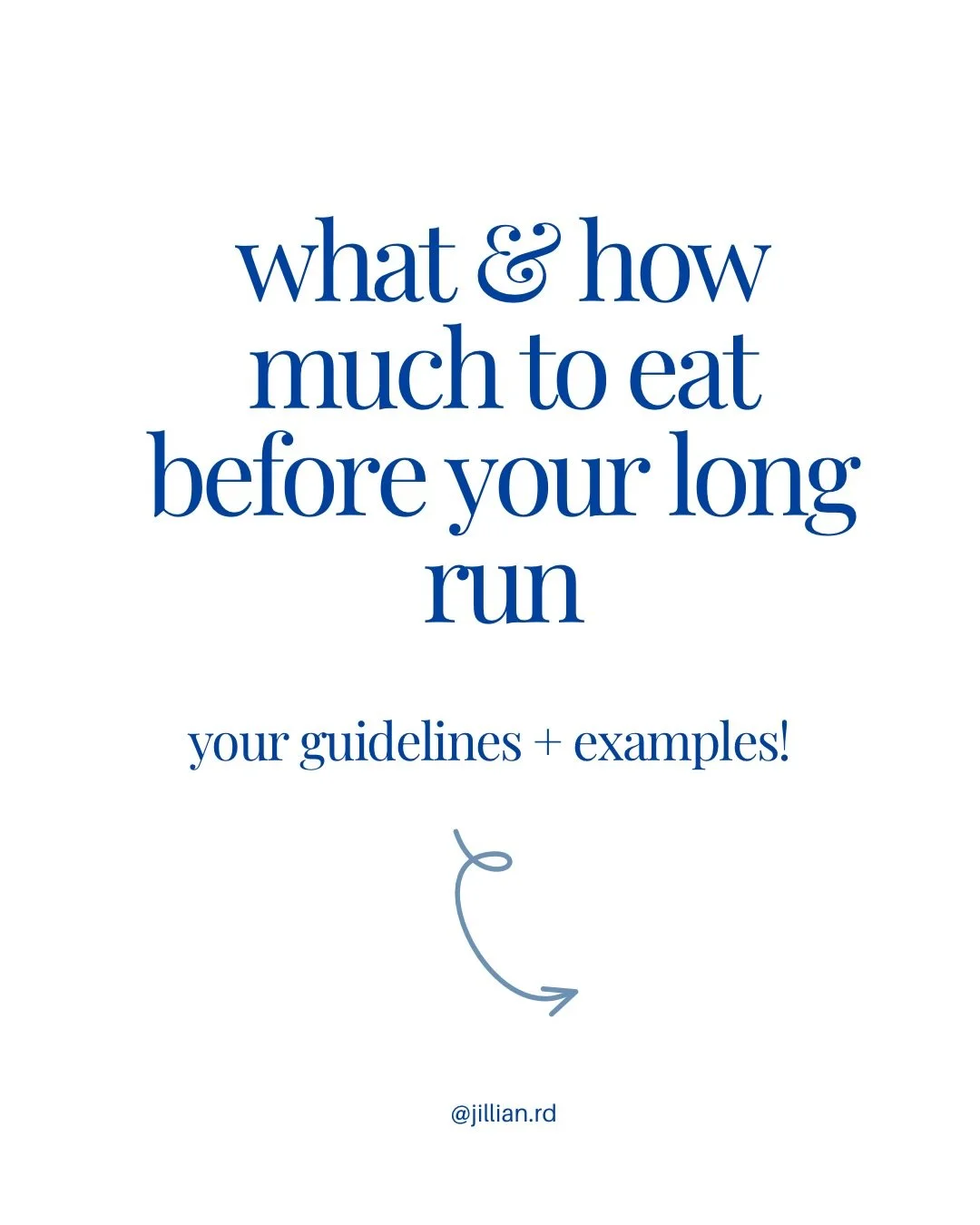 If you have heard &ldquo;eat carbs before your long run&rdquo; but had no idea when/what/how much, this post is for you!

These are the guidelines for eating prior to your longer runs/workouts, and *actually* figuring out your needs and *actually* hi