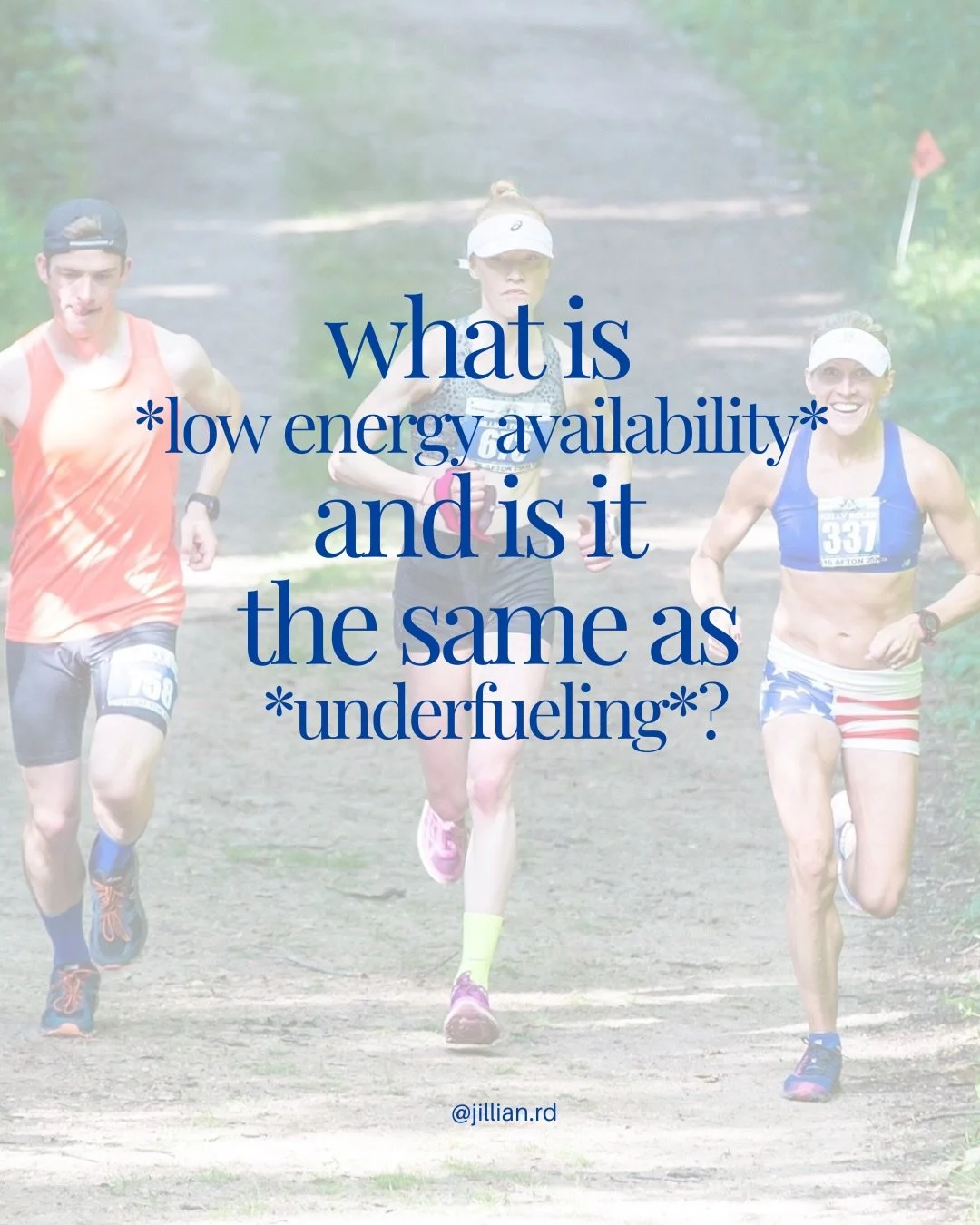 Quick lesson about some different terms that get thrown around in the sports nutrition space&mdash;underfueling &amp; low energy availability (LEA).

I wanted to talk about this a little, because another thing that is talked about in this space is so
