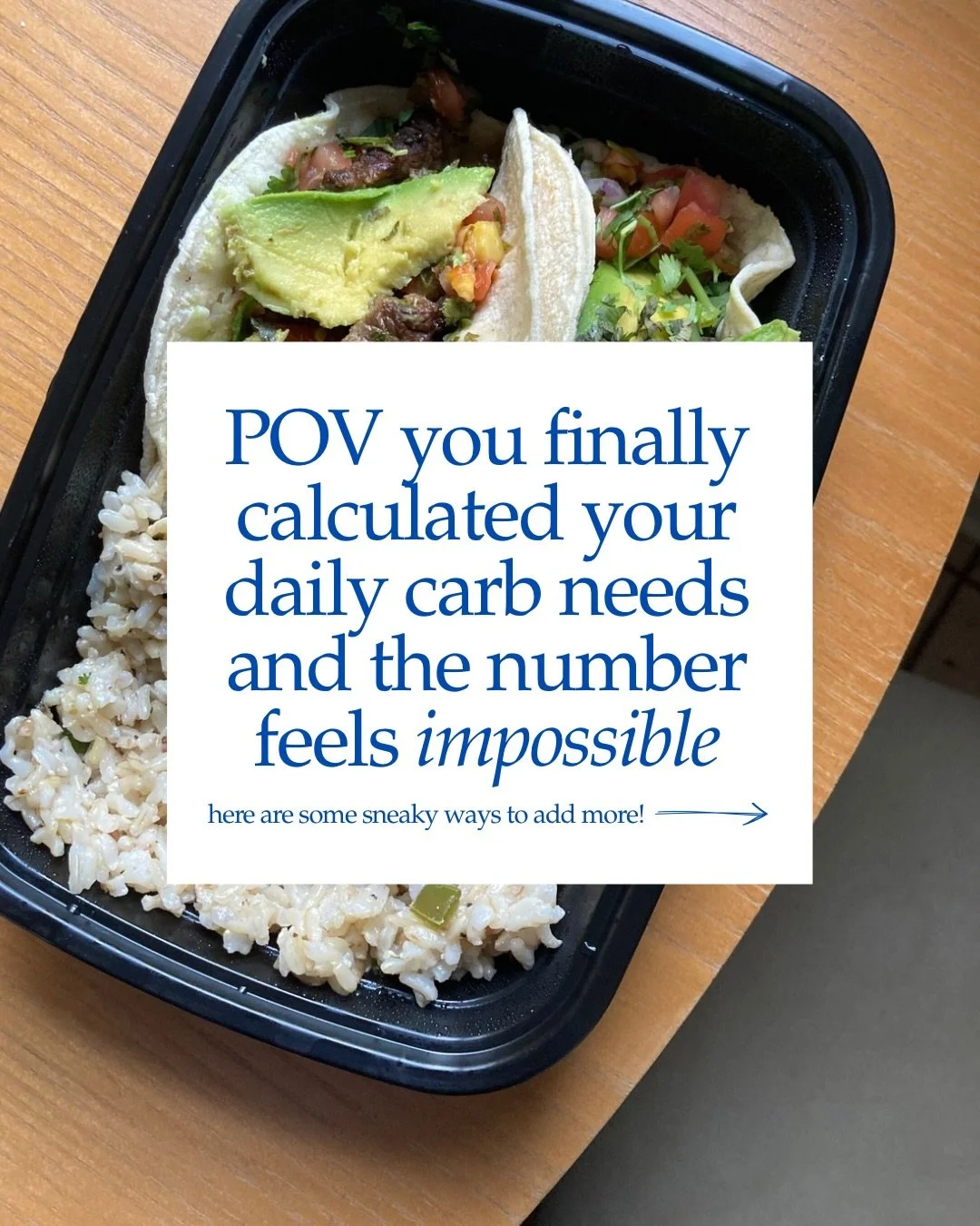 I often calculate daily carb needs for the athletes I work with, and it&rsquo;s almost always higher than than they think, which can, I think, be both enlightening and overwhelming 😅

Even the athletes who feel like they &ldquo;eat a ton of carbs&rd
