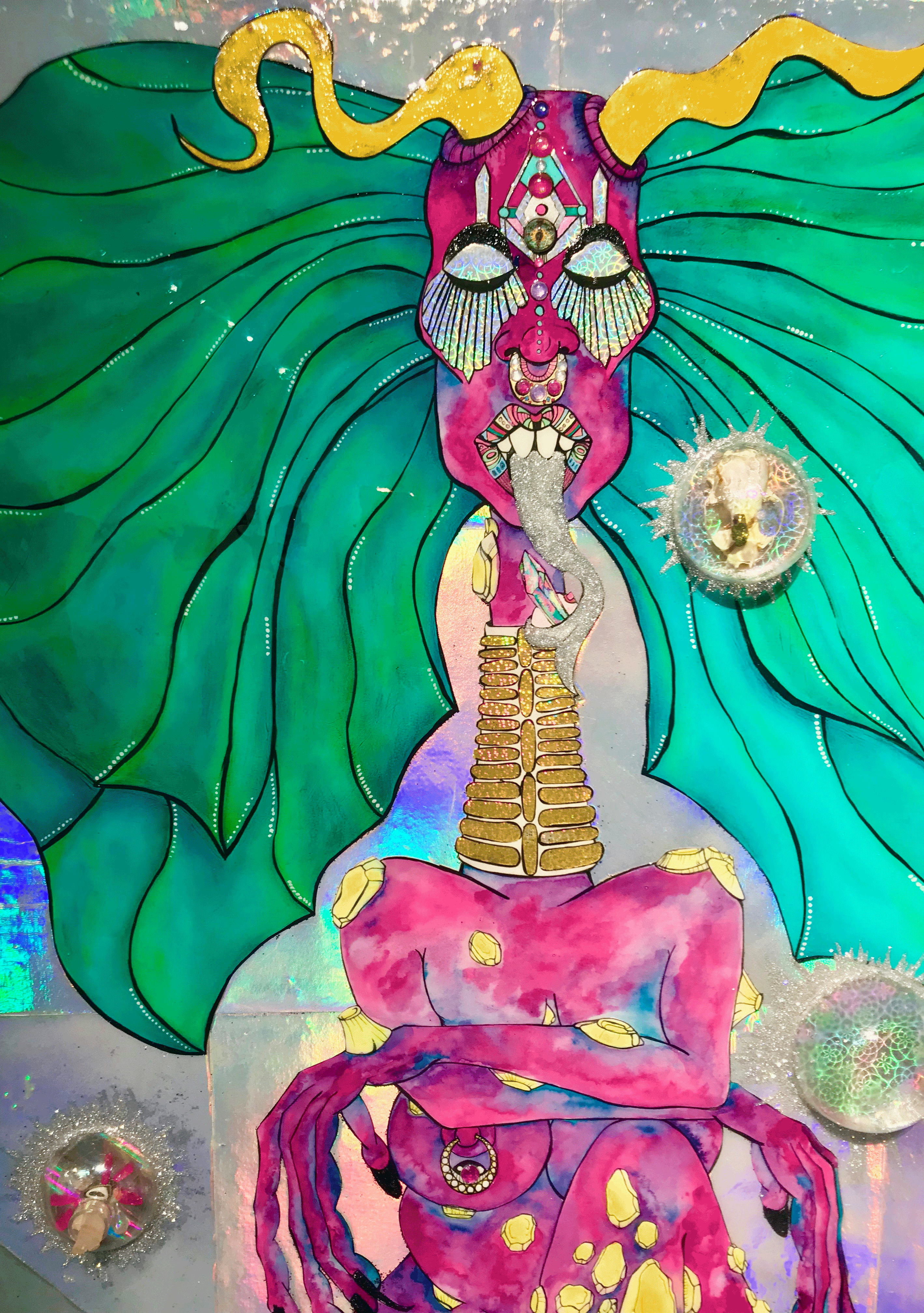 Stimulating Delilah (The Spirit of Temptation) - Closeup