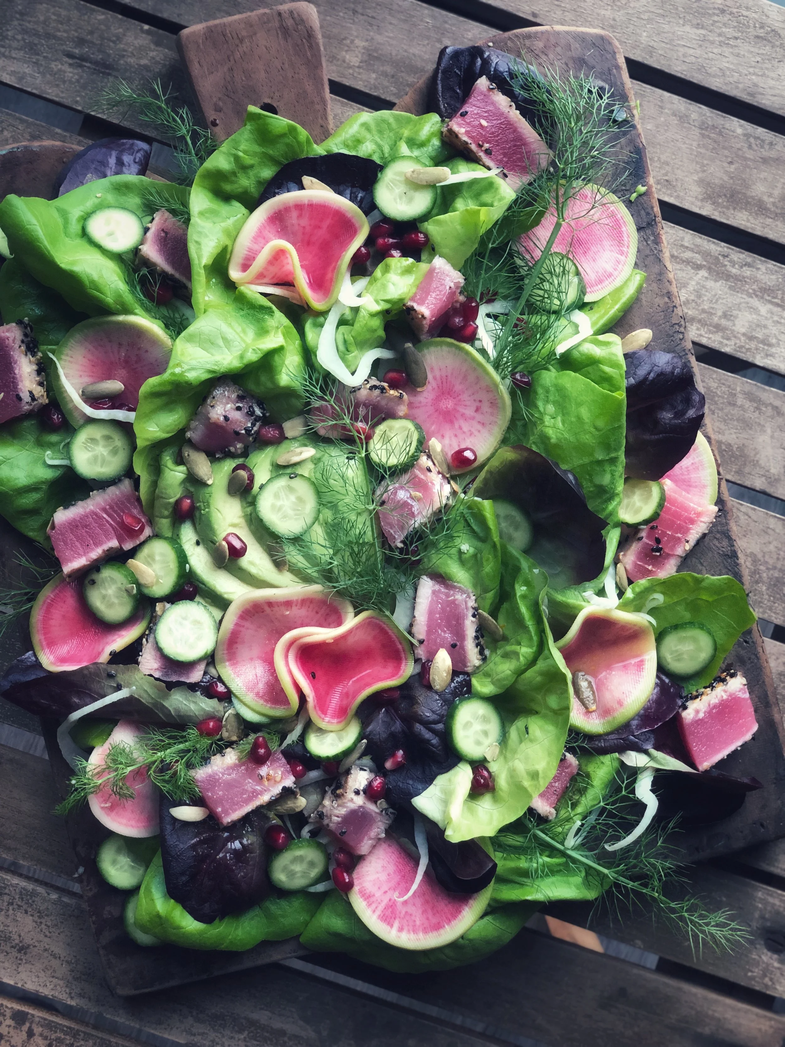 Radiant Radishes in Sweet Greens