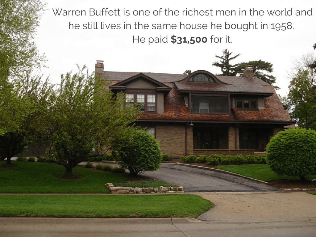 INTERESTING REAL ESTATE TRADITIONS - WARREN BUFFET