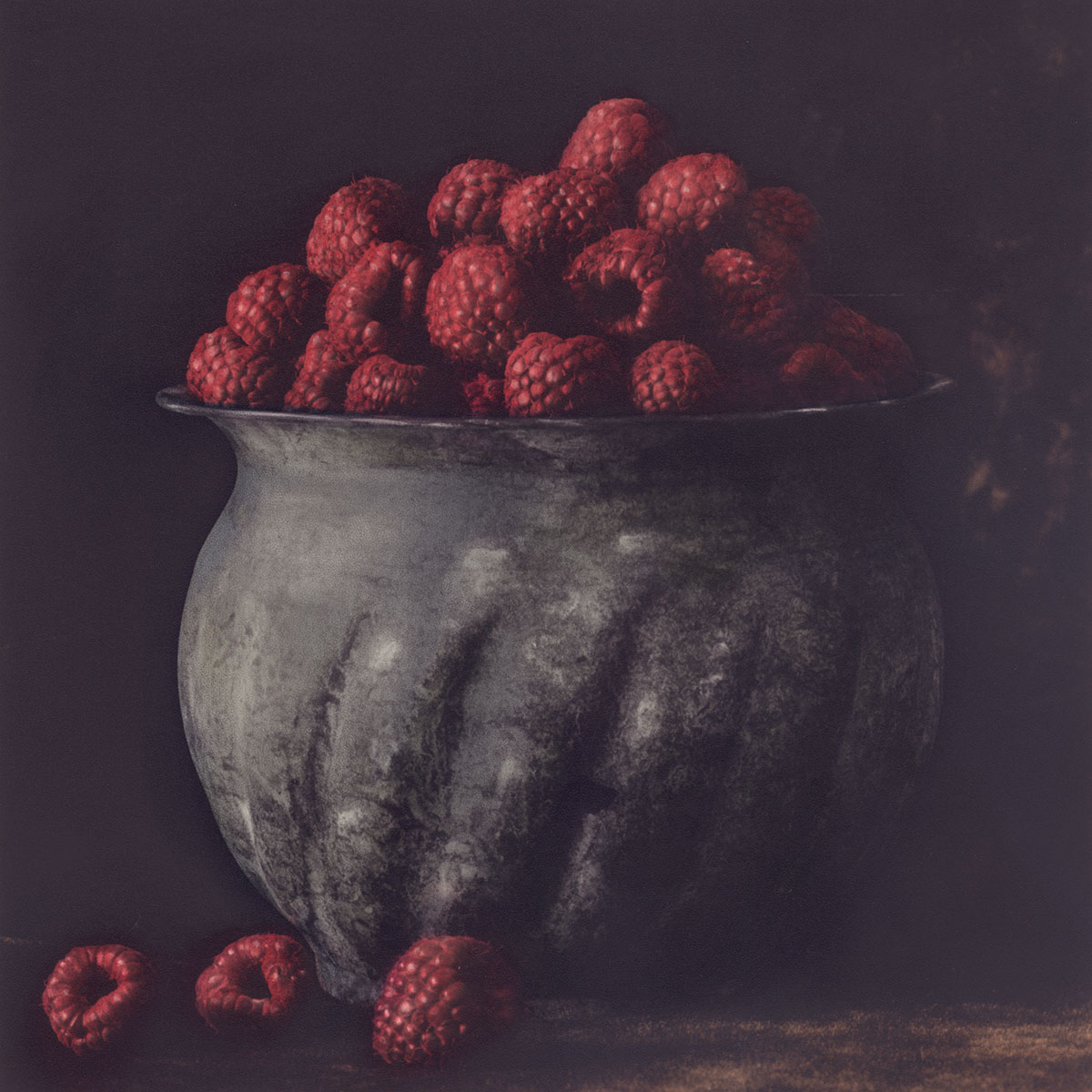 Pot of Raspberries
