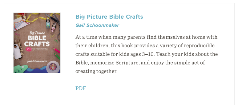 Free Kid's Bible Crafts