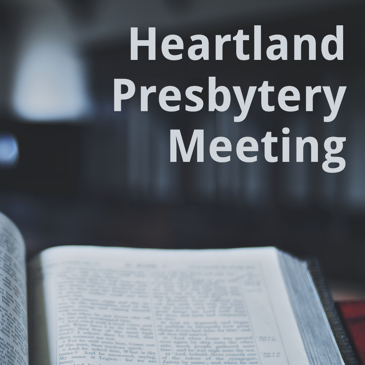 Presbytery Worship Service (all are invited)