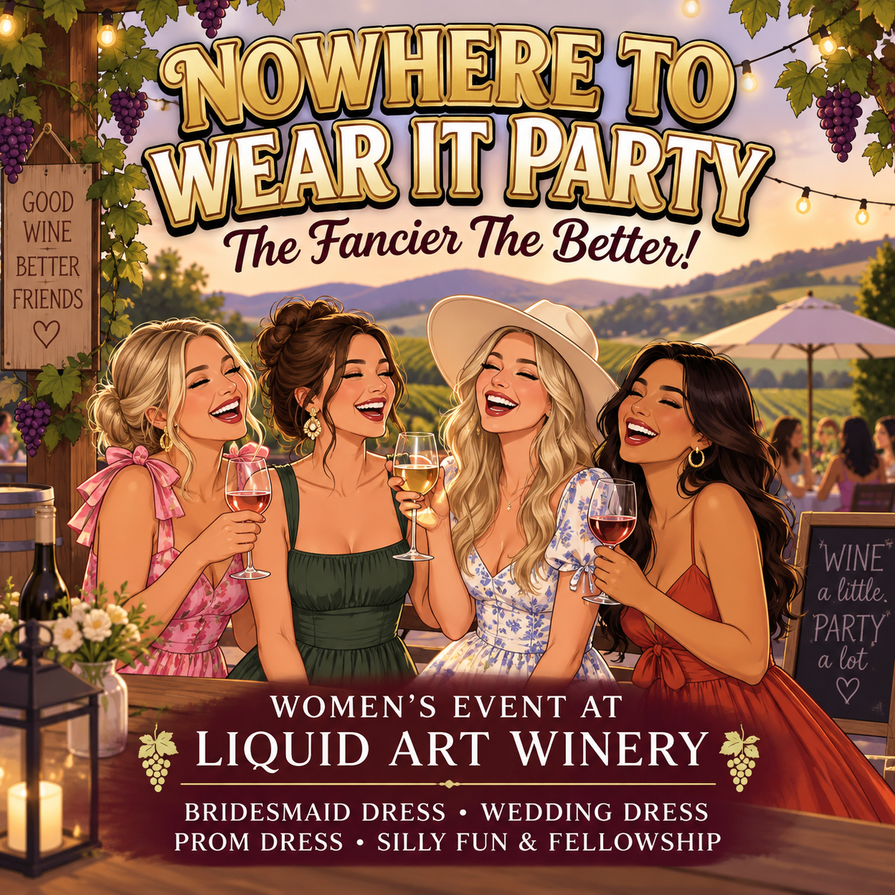 Nowhere to Wear it Party