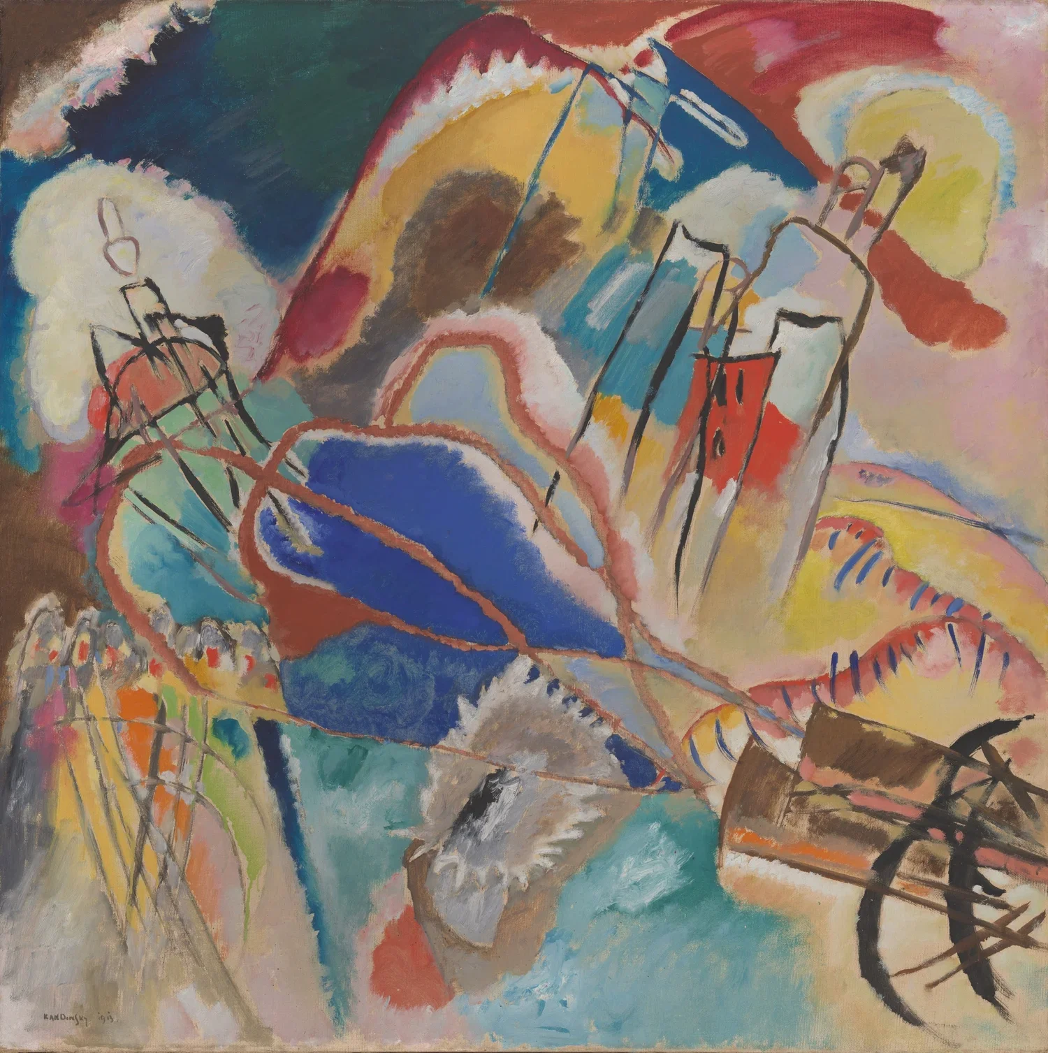 Controlled Chaos: Writing to Abstract Art