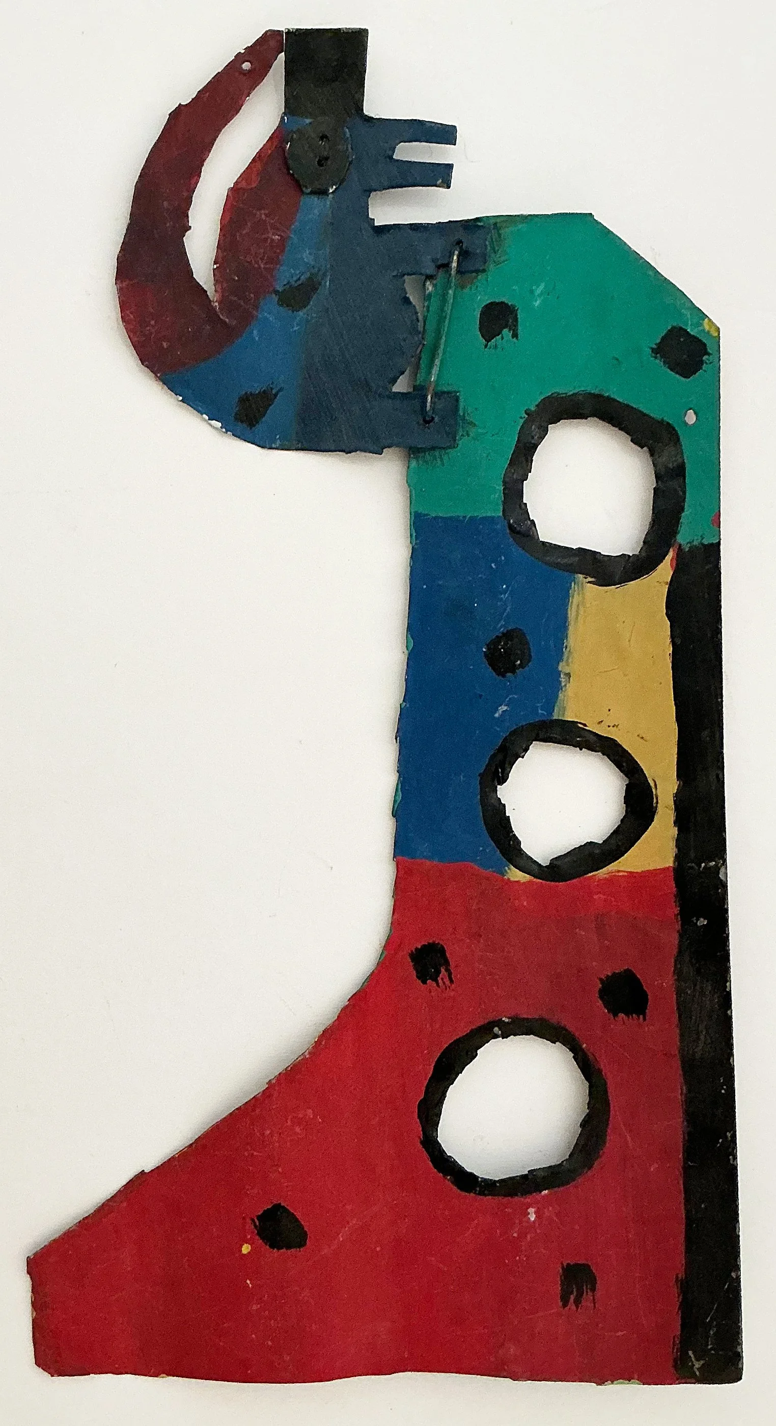   David Butler    Monkey in a Tree  (025)  15.5” H x 8.25” L  Painted metal sculpture  1980s  1000.  Find out more:  gordongallerynashville@gmail.com    