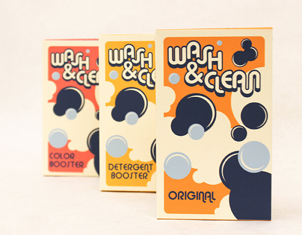 Wash &amp; Clean Packaging Design