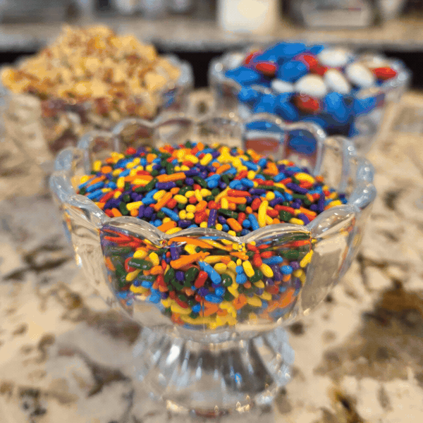 Ice Cream Toppings, Dirty Soda, Dipstix