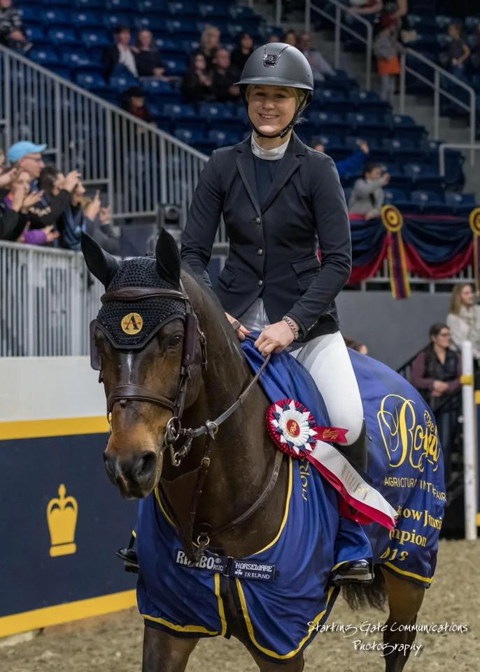 Nikki Walker winning at The Royal Horse show