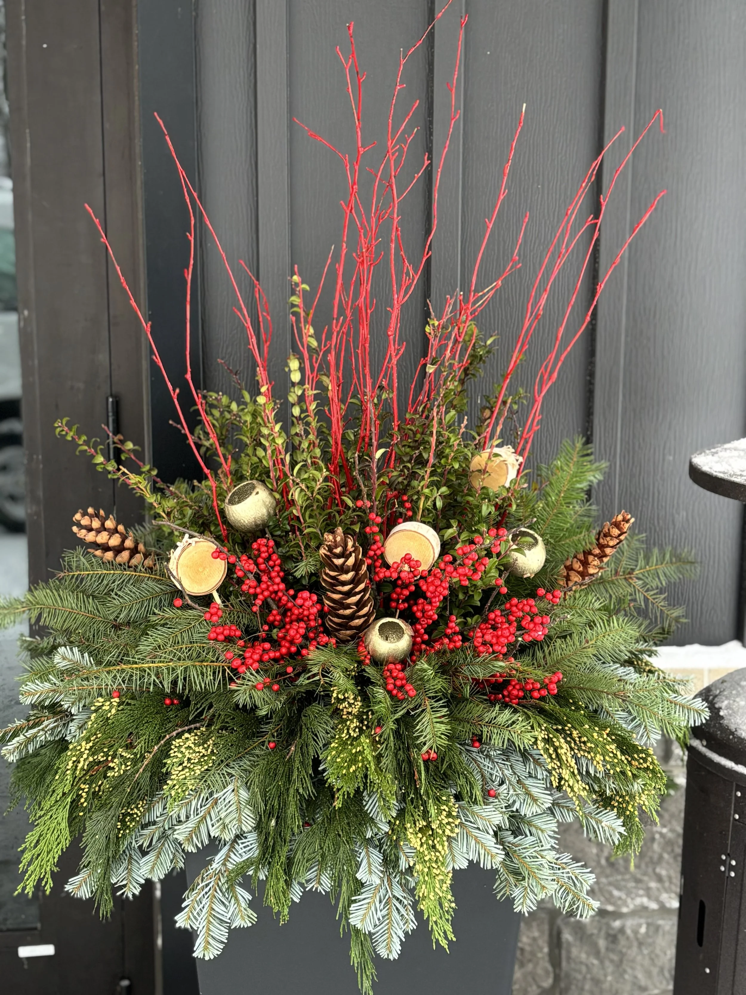 Winter &amp;  Holiday Planter party 